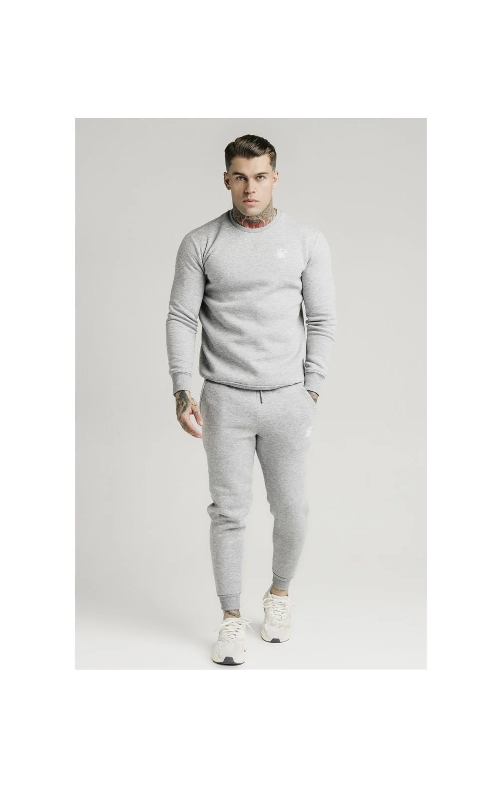 Grey Muscle Fit Jogger - Image 4