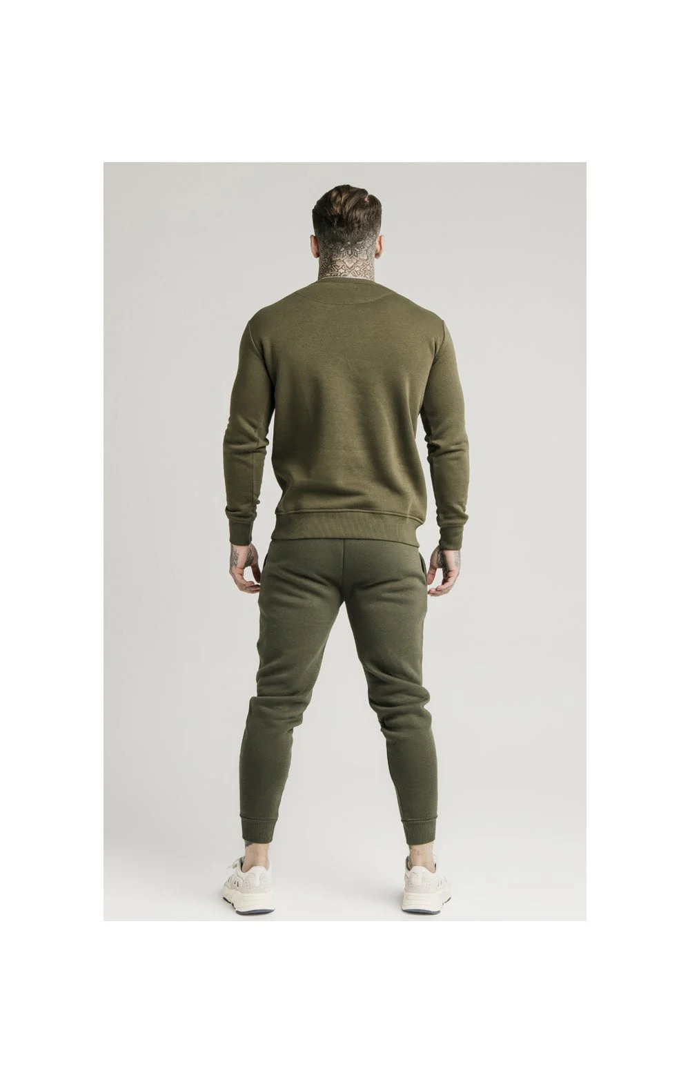 Khaki Essential Muscle Fit Jogger - Image 6
