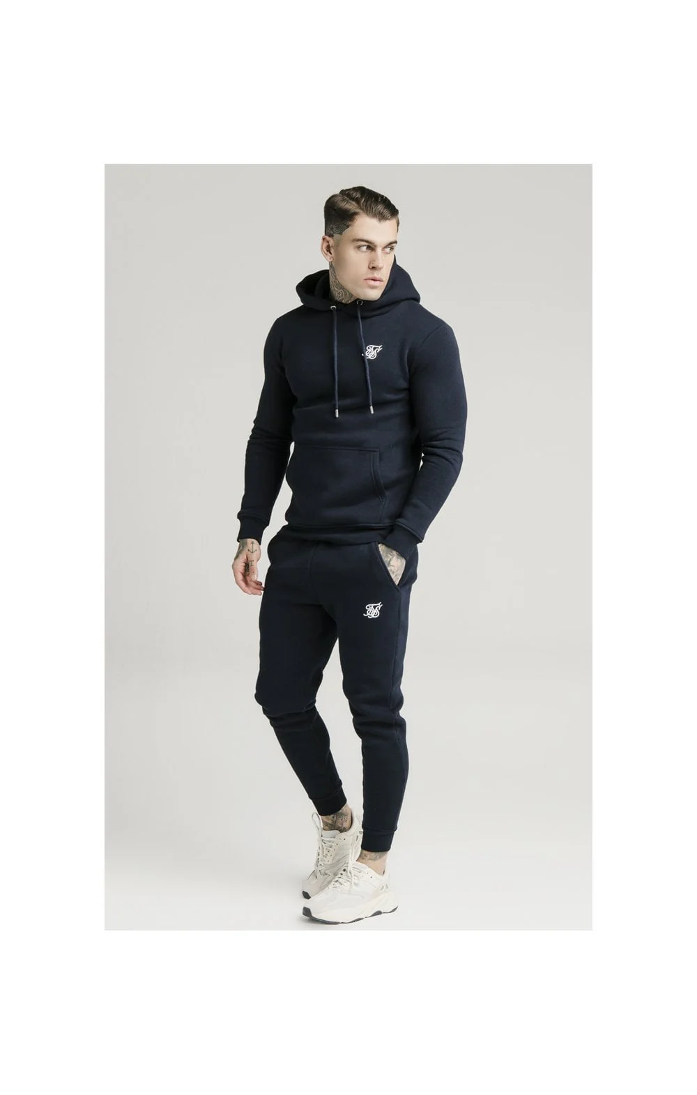 Navy Muscle Fit Jogger - Image 2