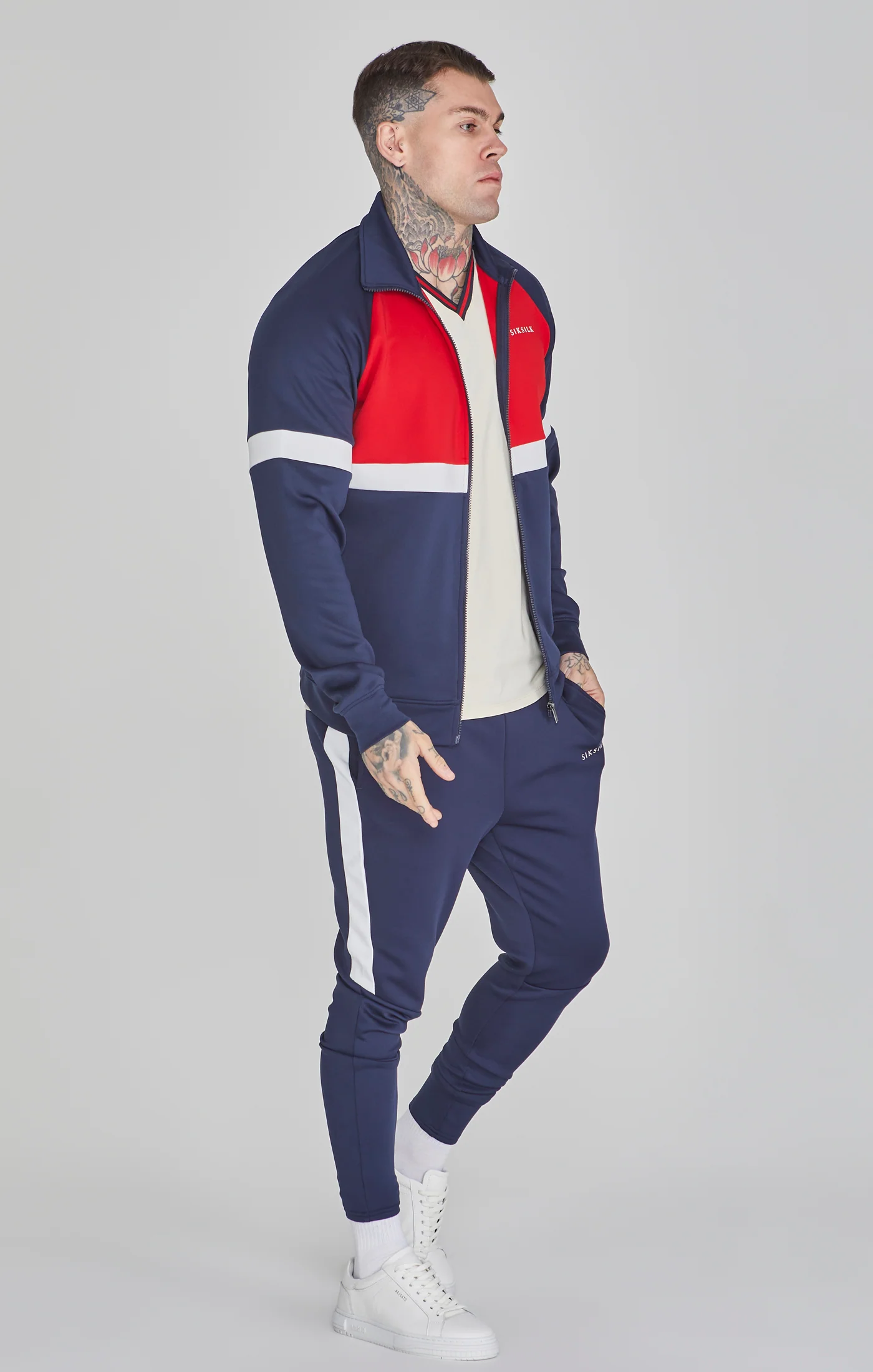 Navy Muscle Fit Joggers - Image 2