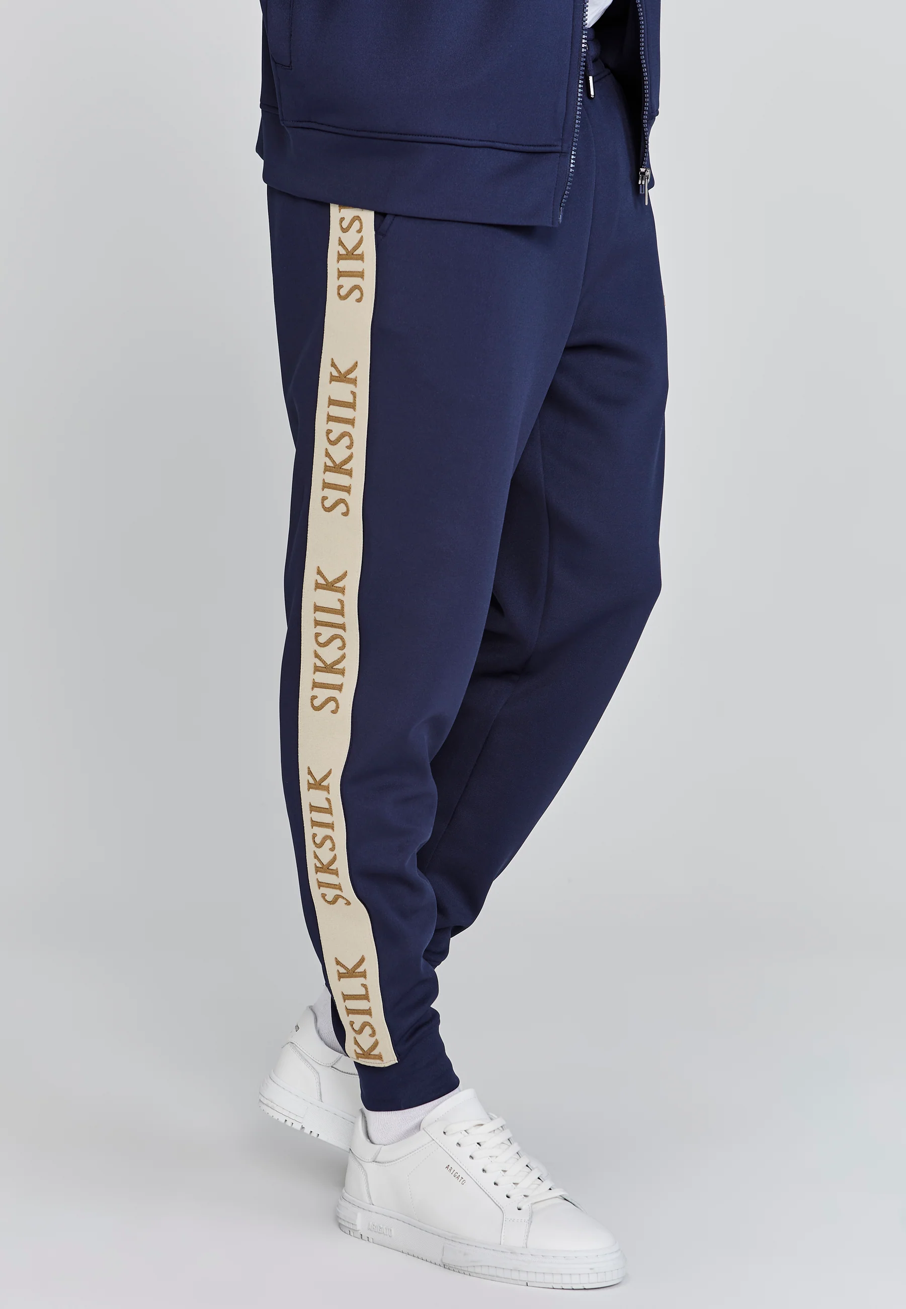 Navy Muscle Fit Joggers - Image 3