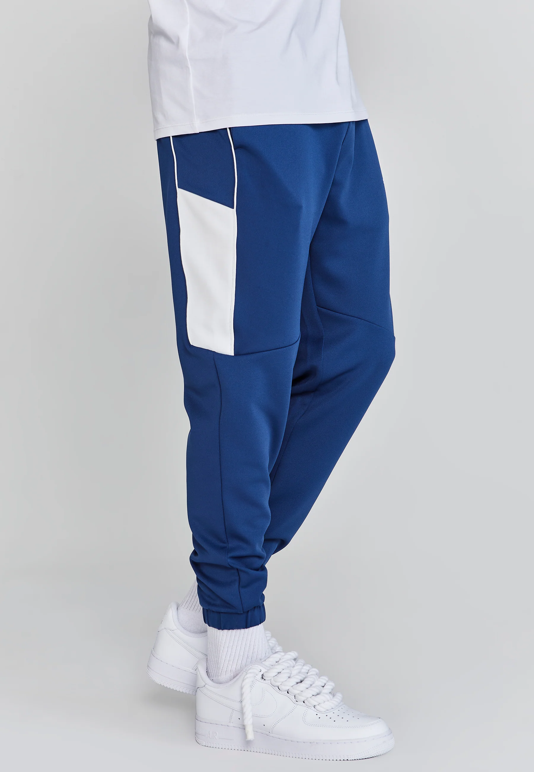 Navy Muscle Fit Joggers - Image 3