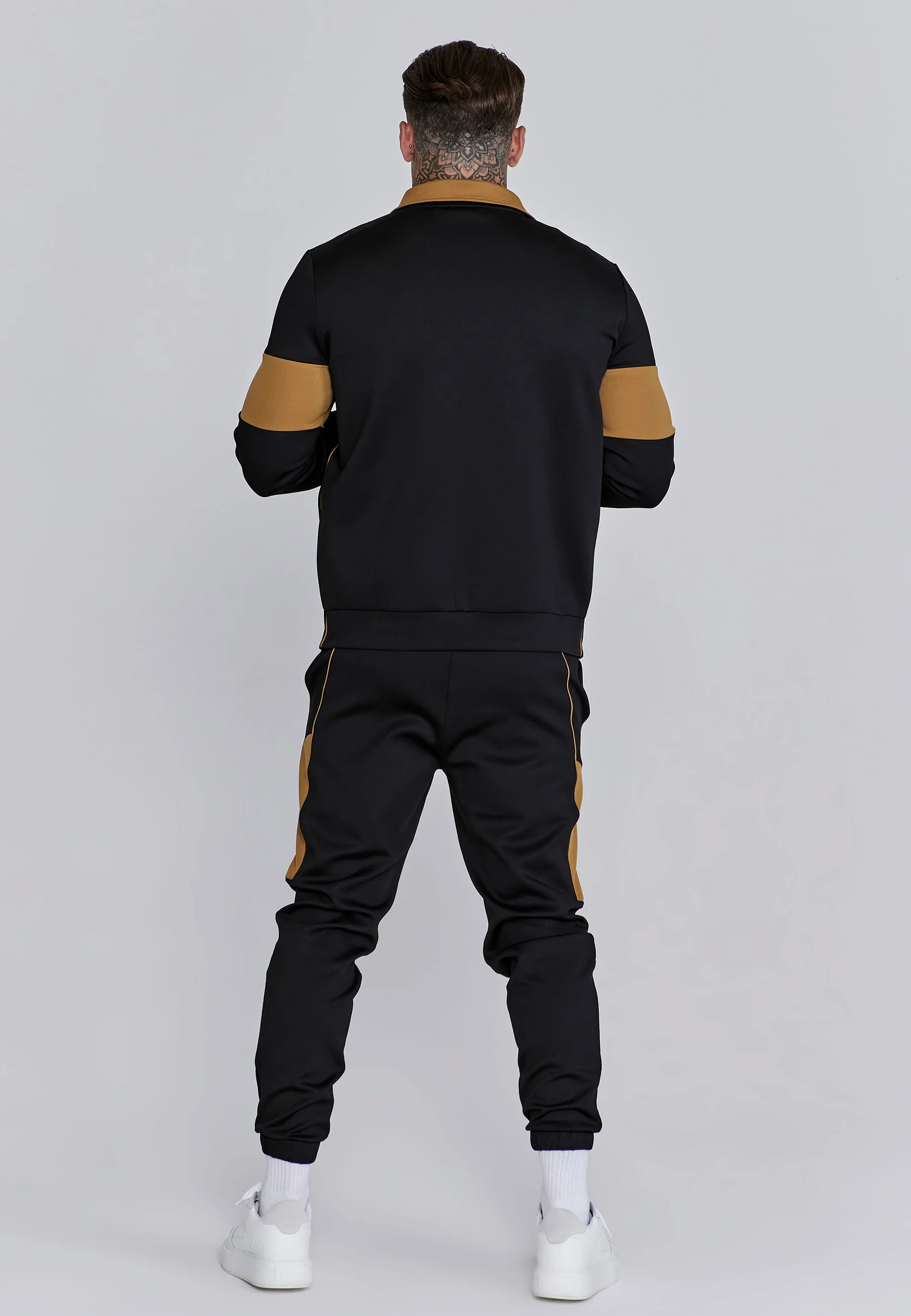 Black Muscle Fit Joggers - Image 5