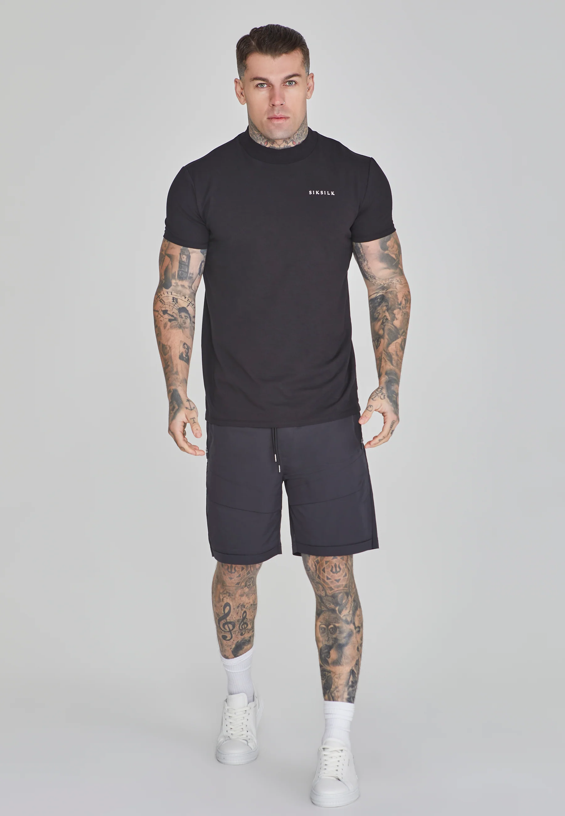 Black Muscle Fit T-Shirt - Image 2