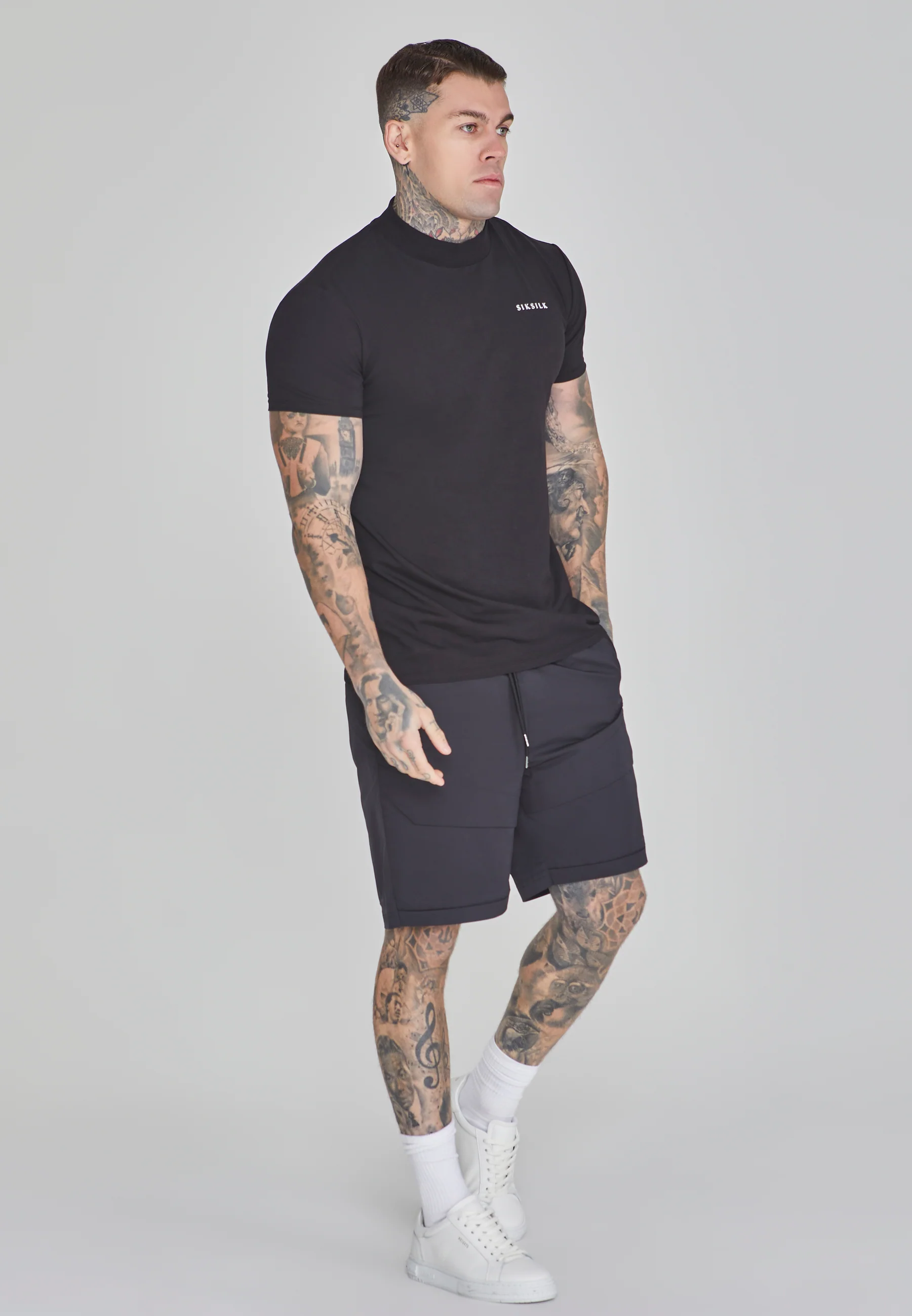 Black Muscle Fit T-Shirt - Image 4