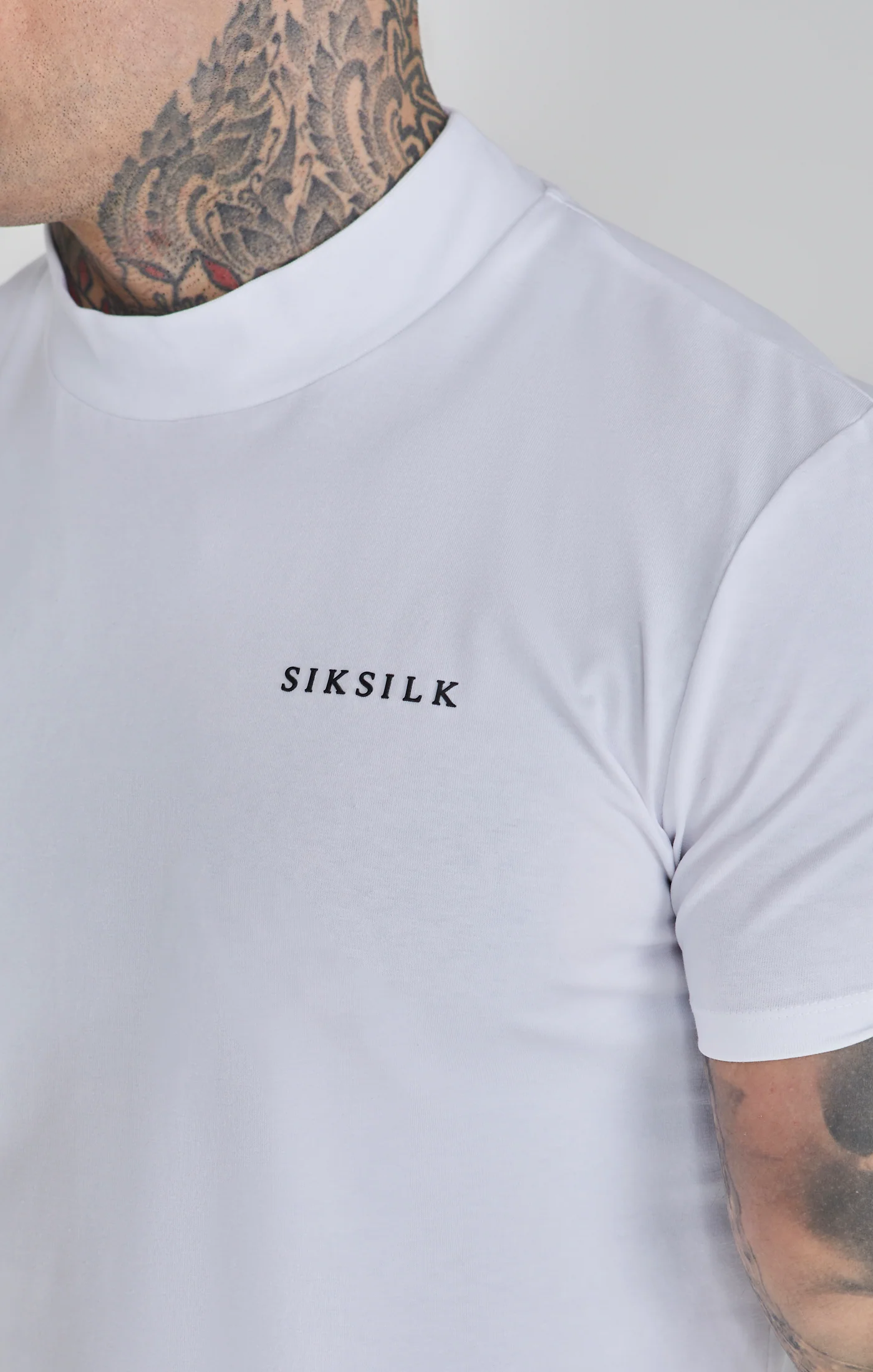 White Muscle Fit T-Shirt - Image 3