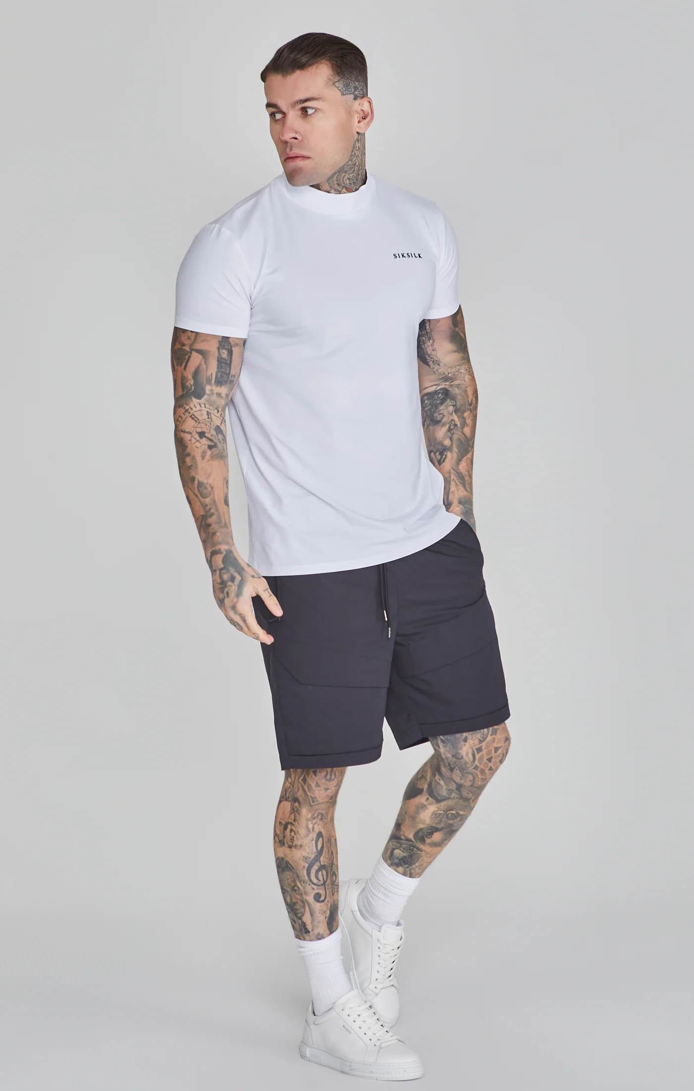White Muscle Fit T-Shirt - Image 4