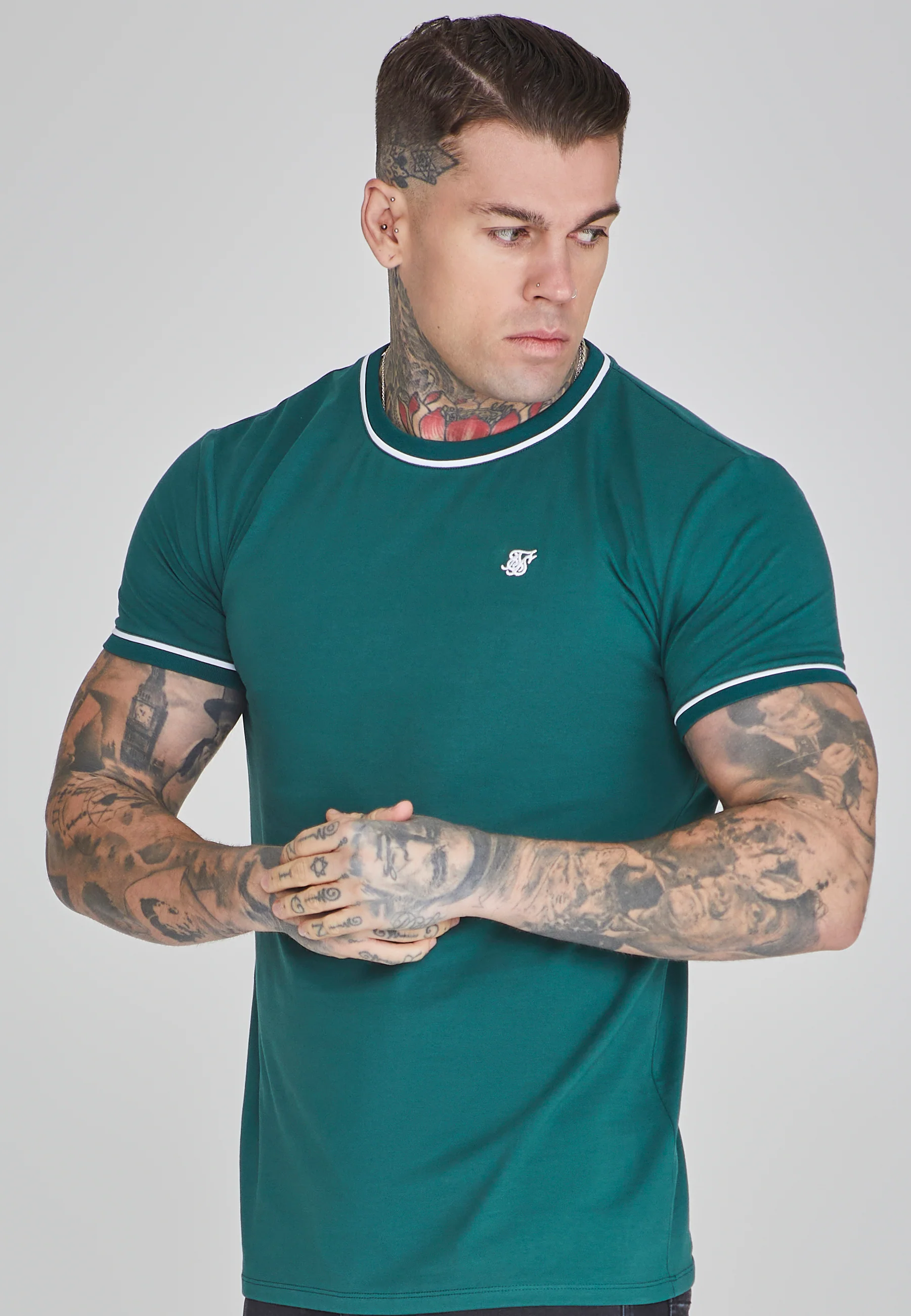 Green Muscle Fit T-Shirt