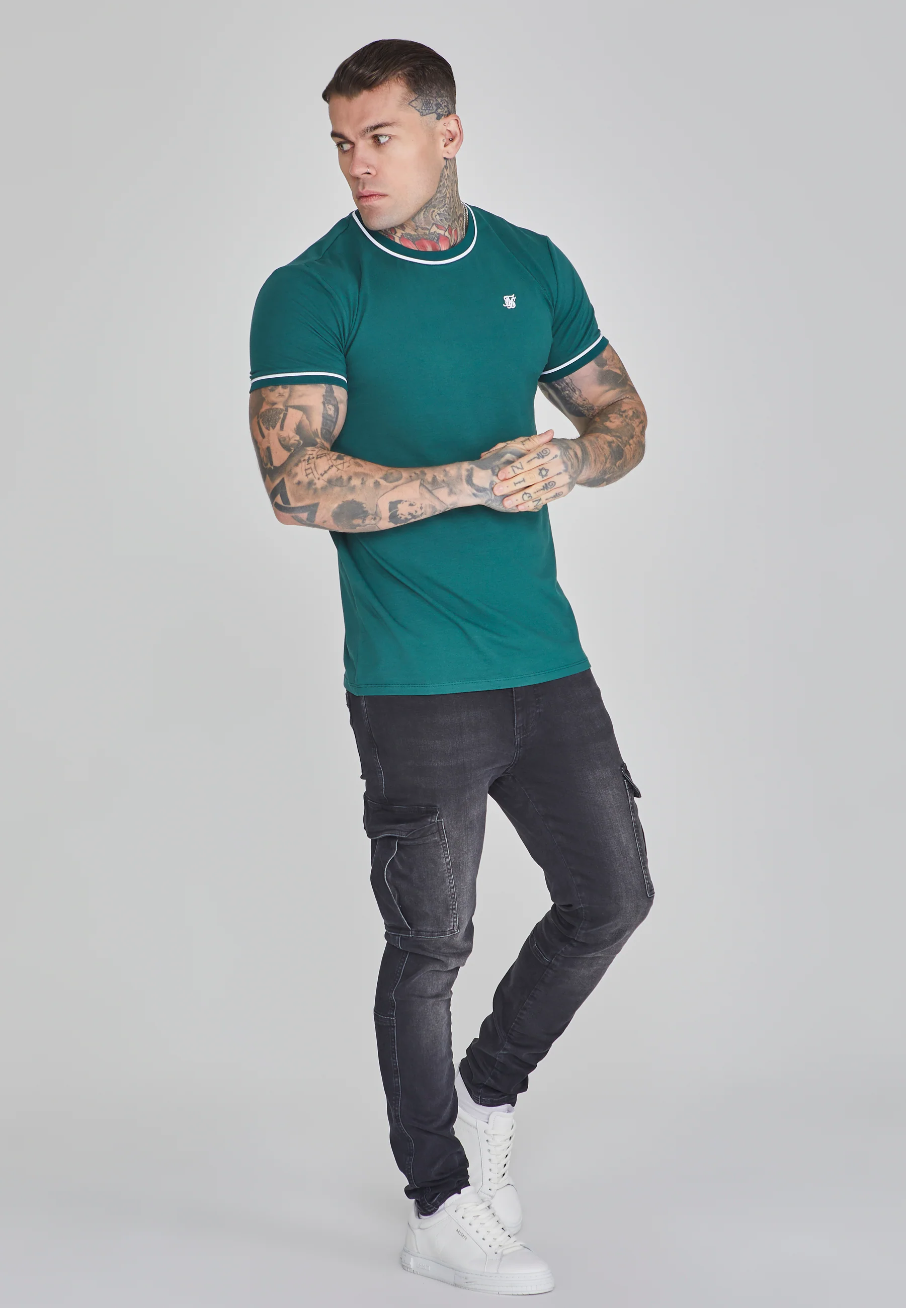Green Muscle Fit T-Shirt - Image 4