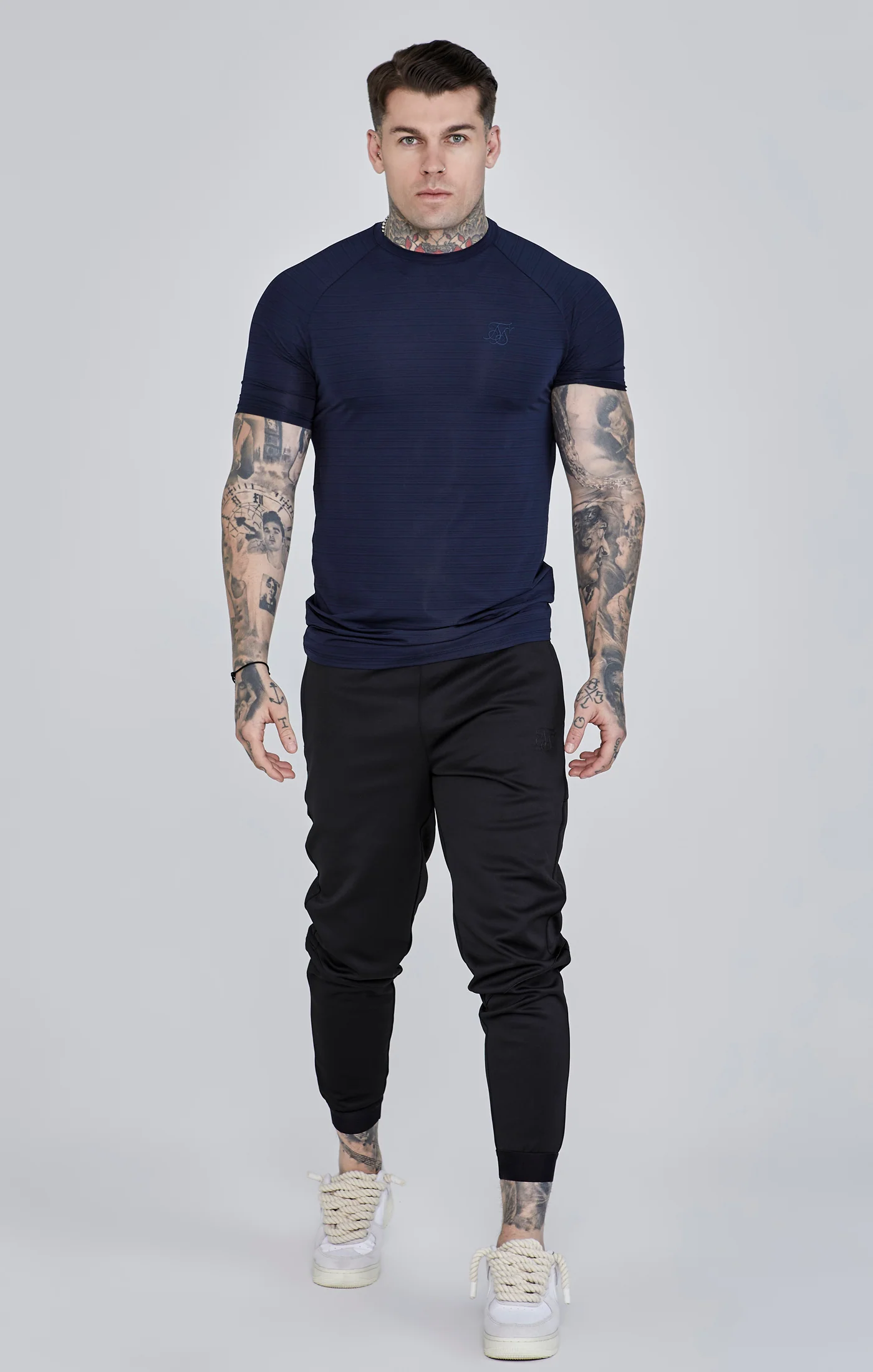 Navy Muscle Fit T-Shirt - Image 2