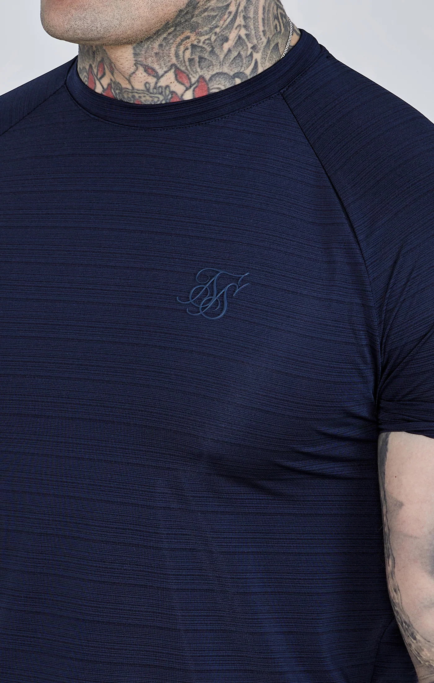 Navy Muscle Fit T-Shirt - Image 3