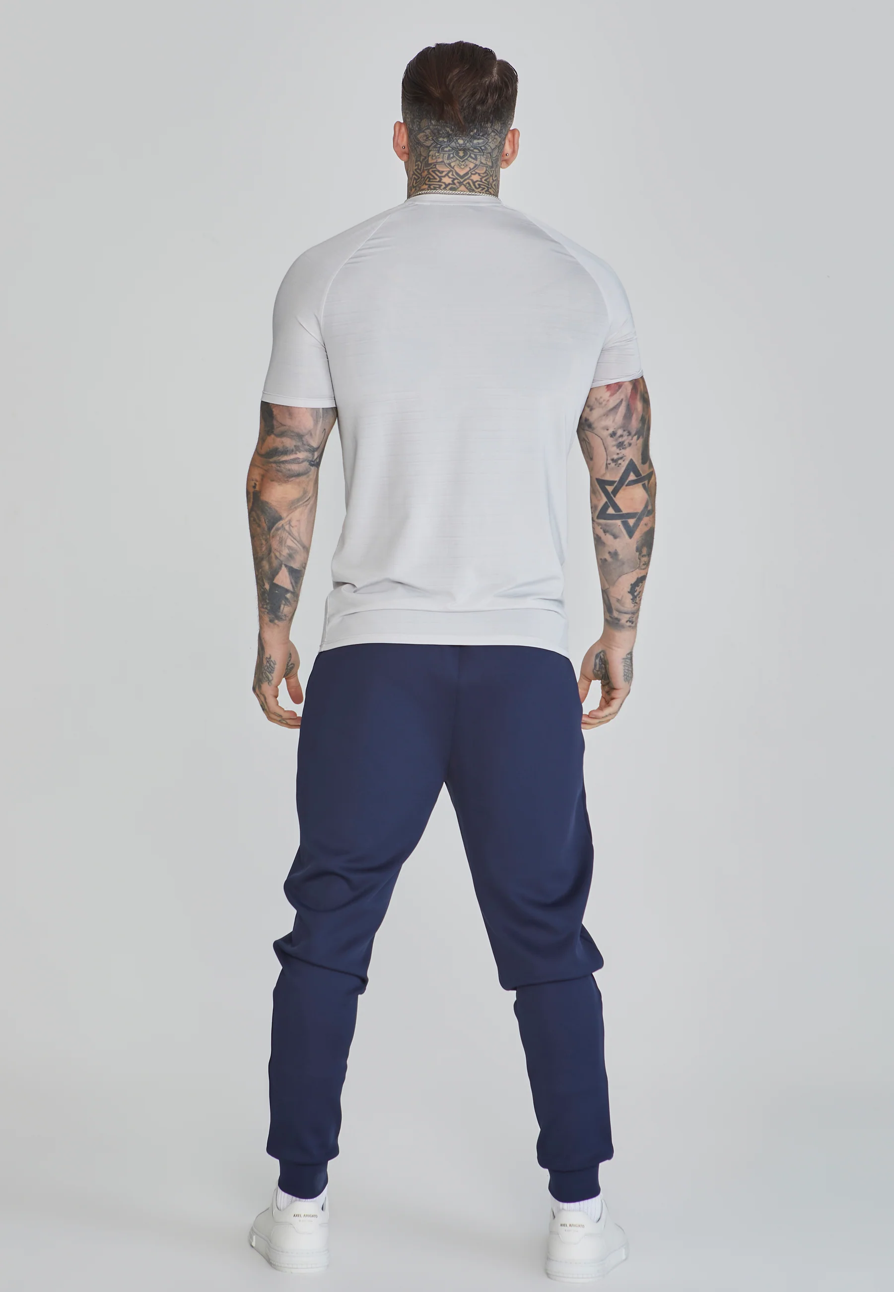 Grey Muscle Fit T-Shirt - Image 5