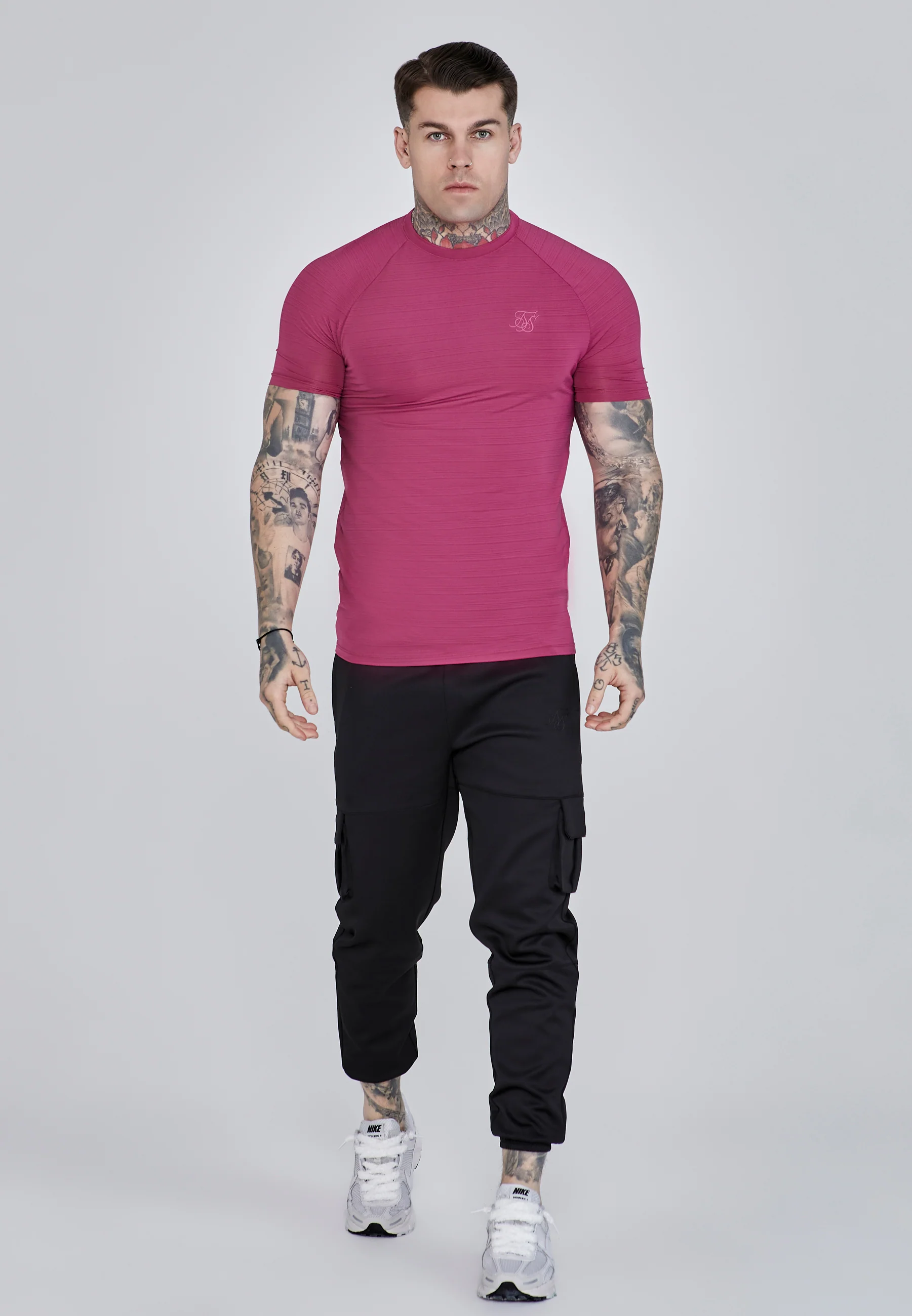 Pink Muscle Fit T-Shirt - Image 2