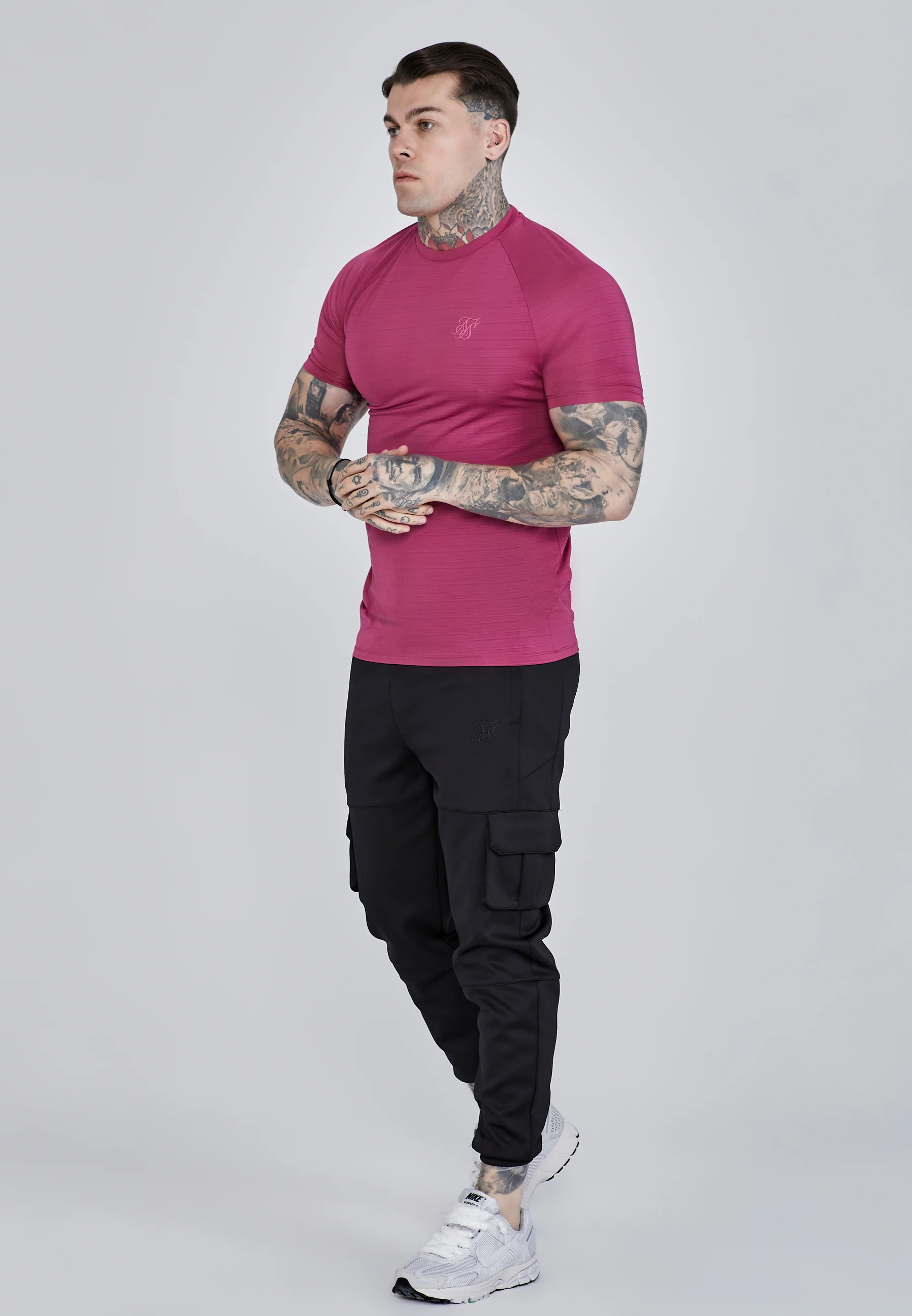Pink Muscle Fit T-Shirt - Image 4
