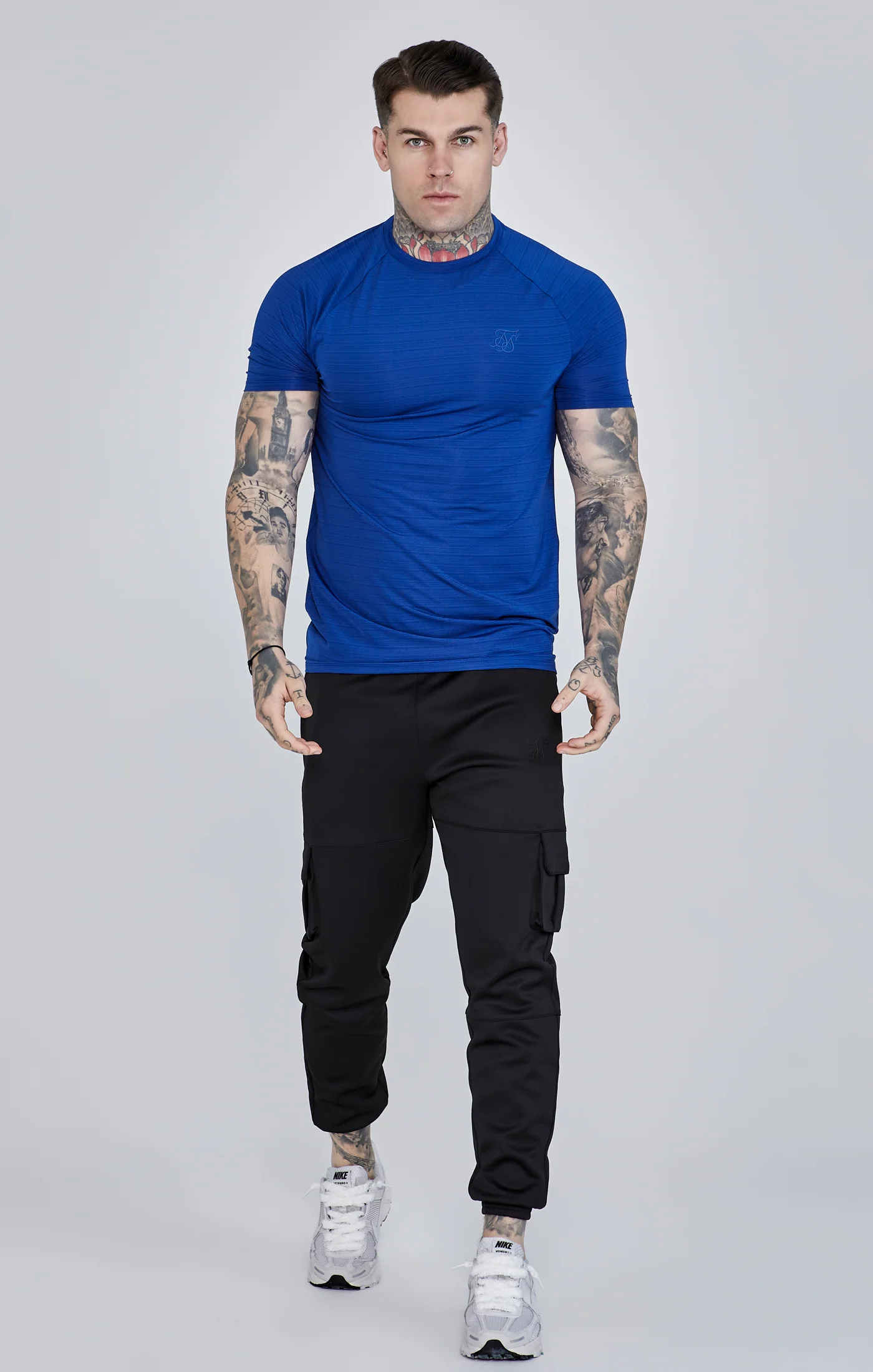 Blue Muscle Fit T-Shirt - Image 2