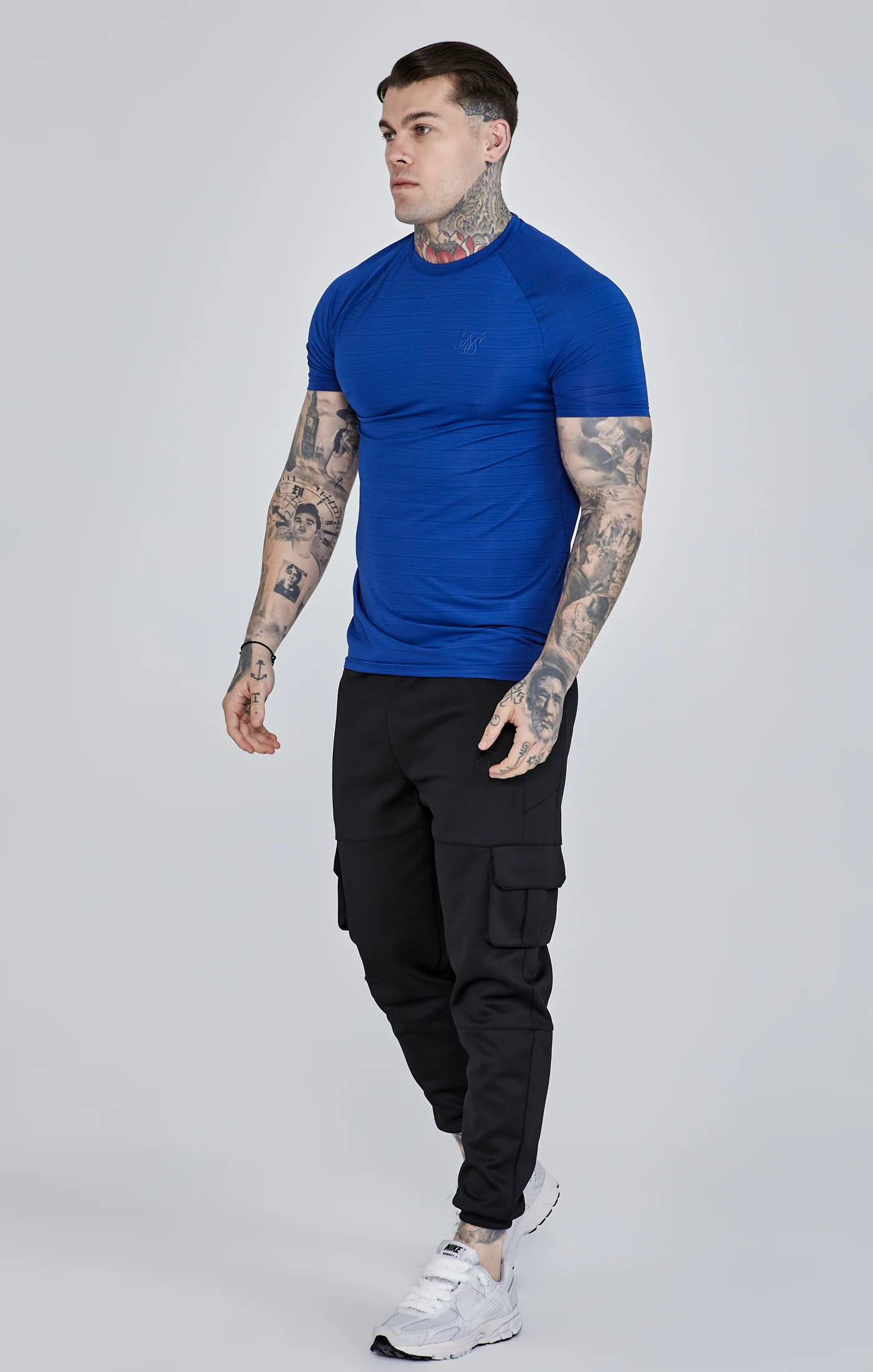 Blue Muscle Fit T-Shirt - Image 4