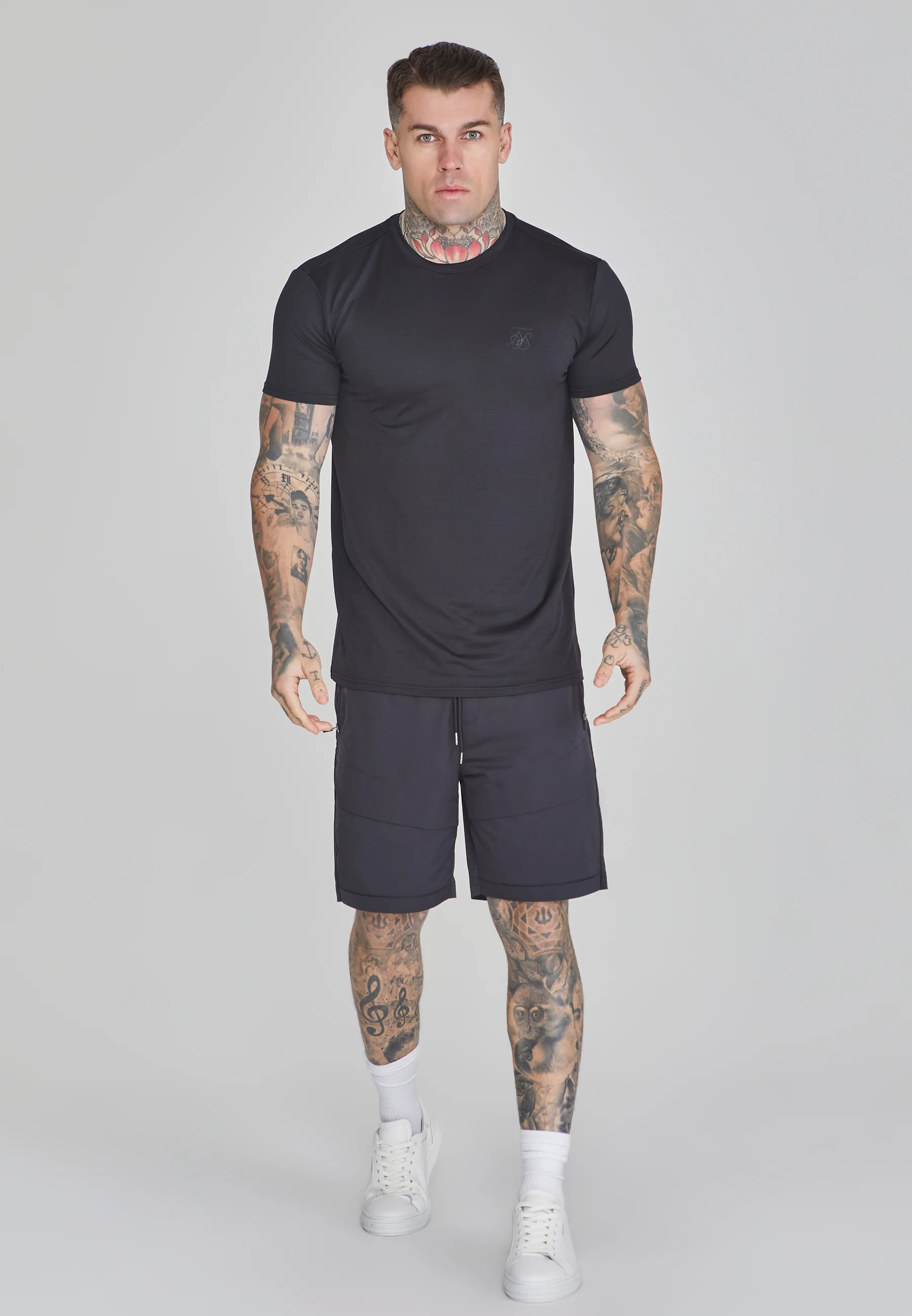 Black Muscle Fit T-Shirt - Image 2