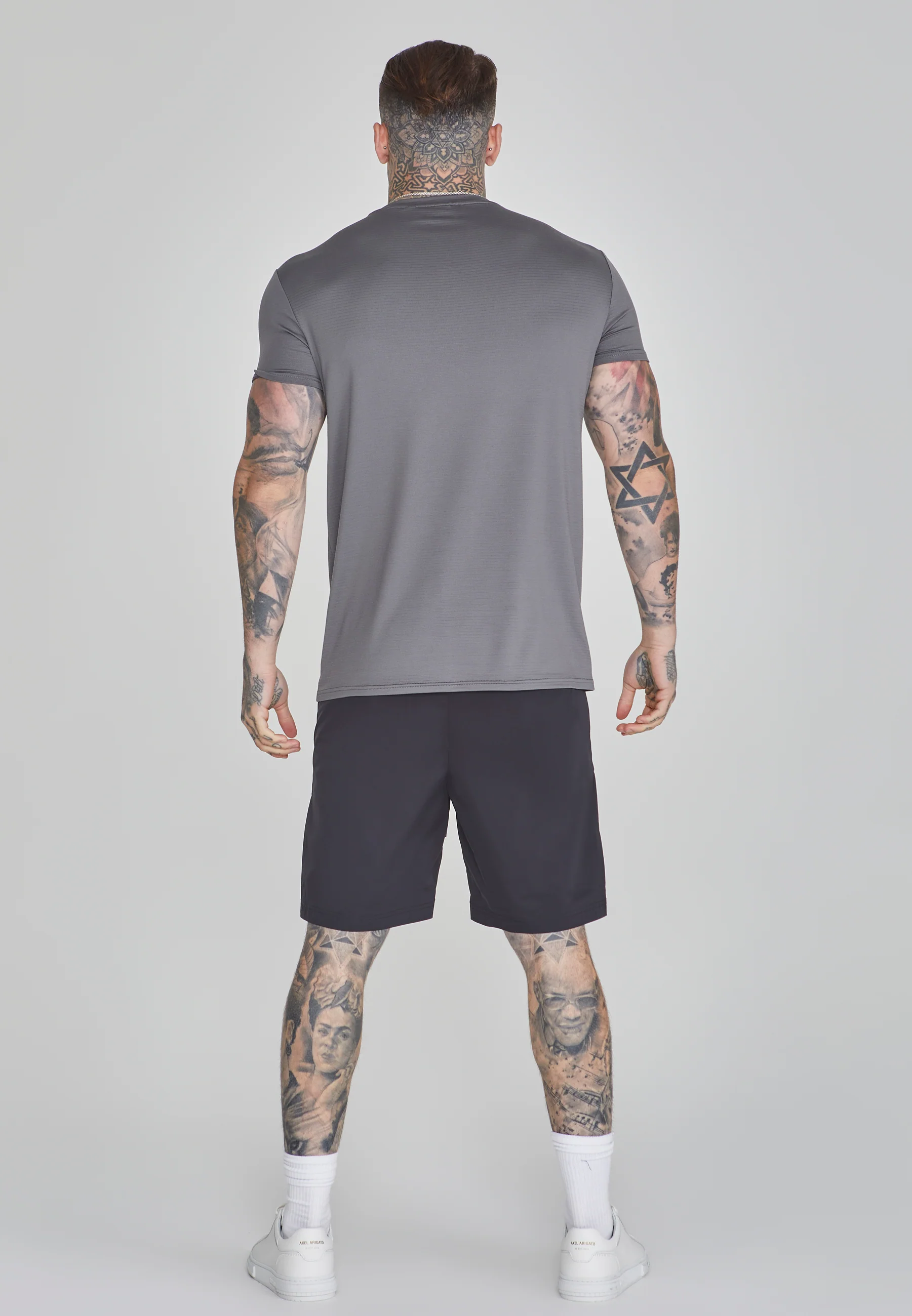 Grey Muscle Fit T-Shirt - Image 5