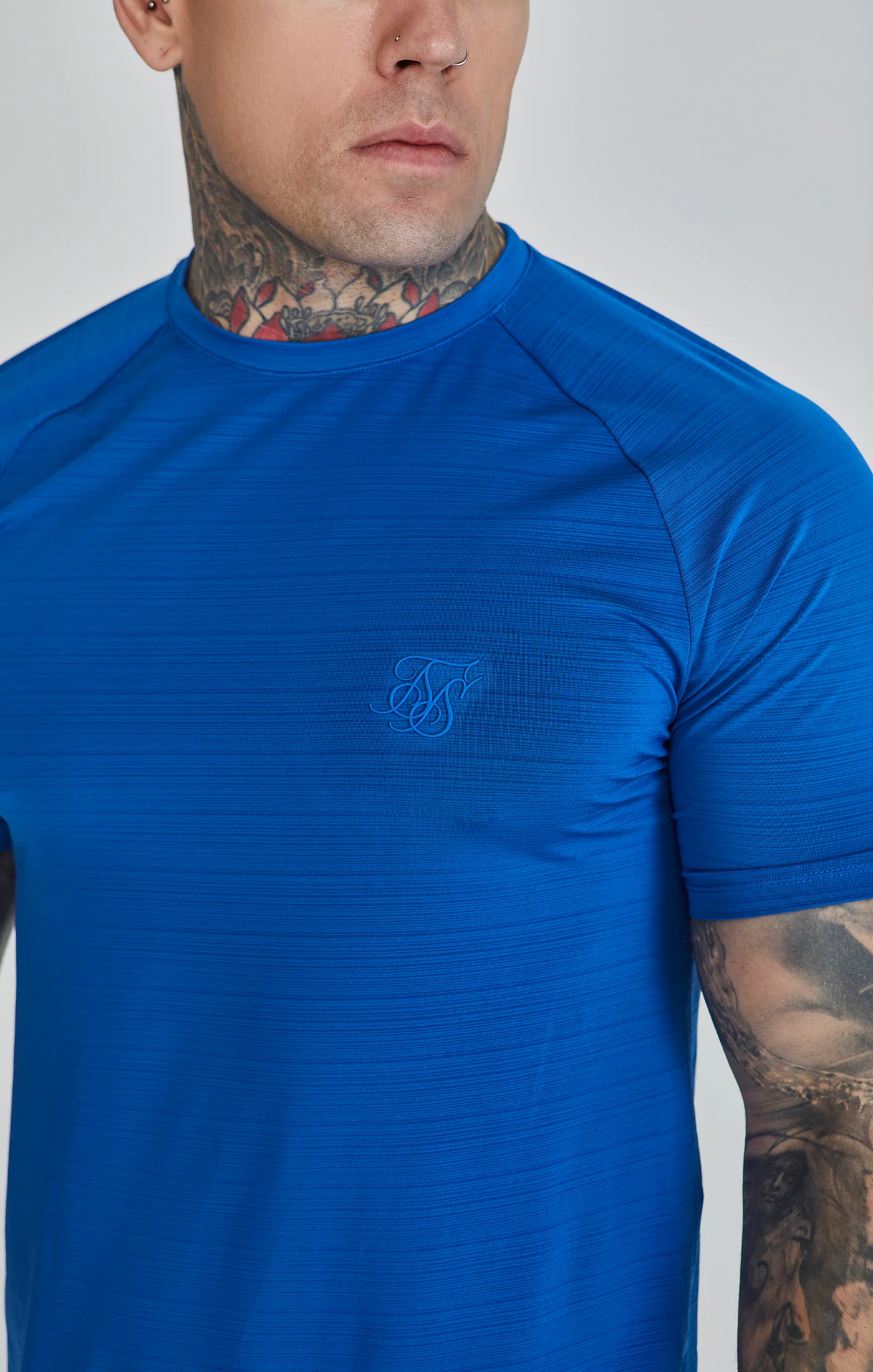 Blue Muscle Fit T-Shirt - Image 3