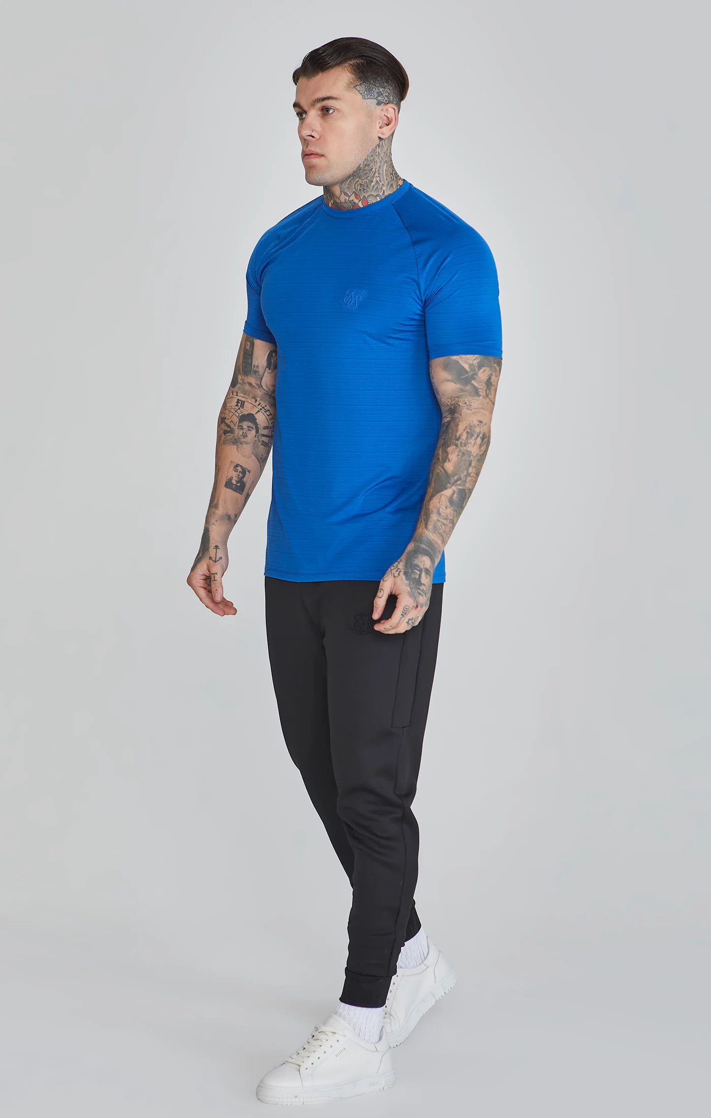 Blue Muscle Fit T-Shirt - Image 4