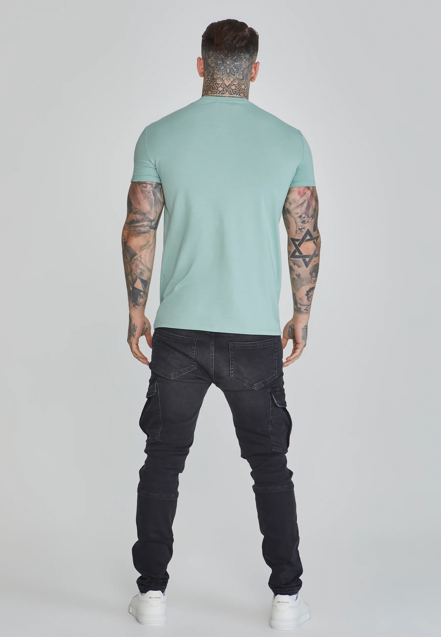 Green Muscle Fit T-Shirt - Image 5