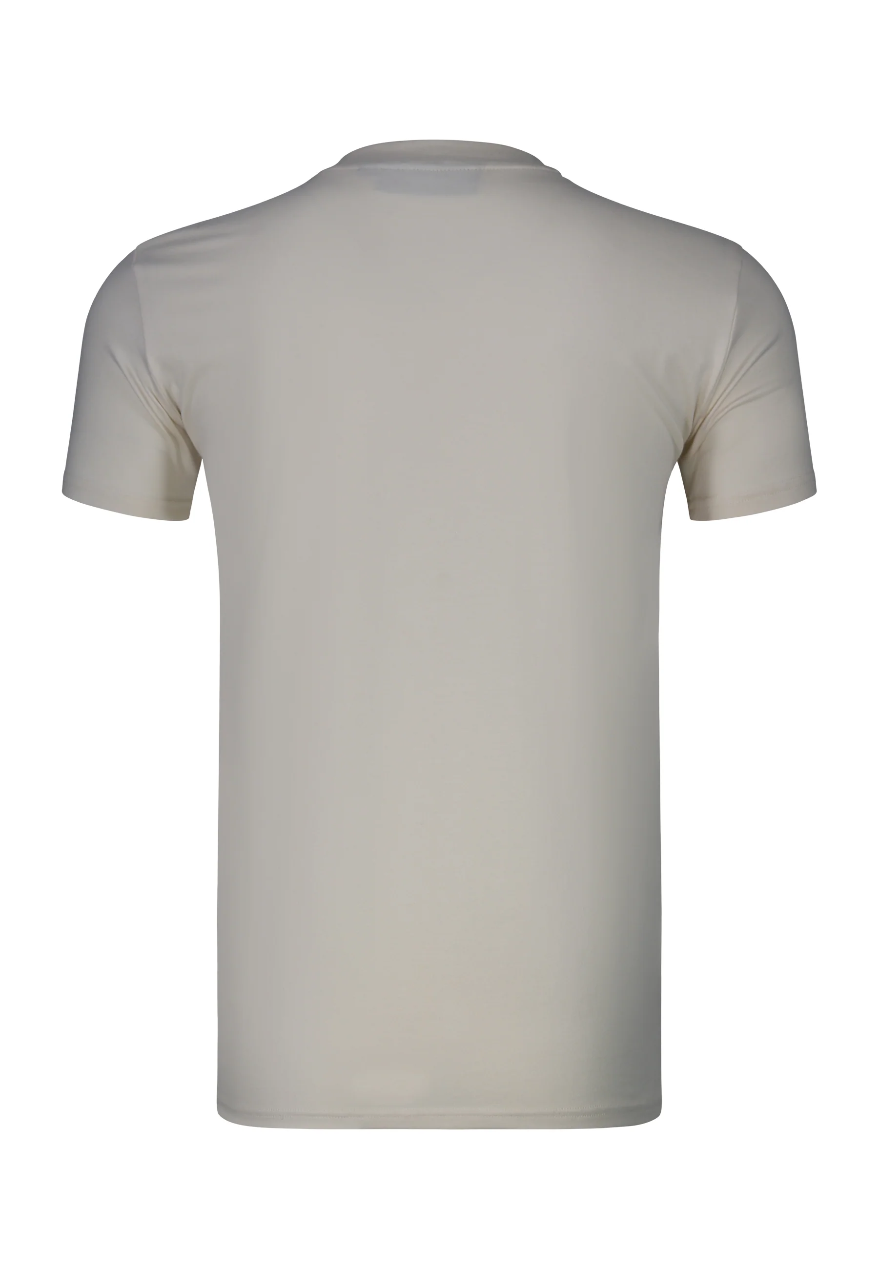 Ecru Muscle Fit T-Shirt - Image 7