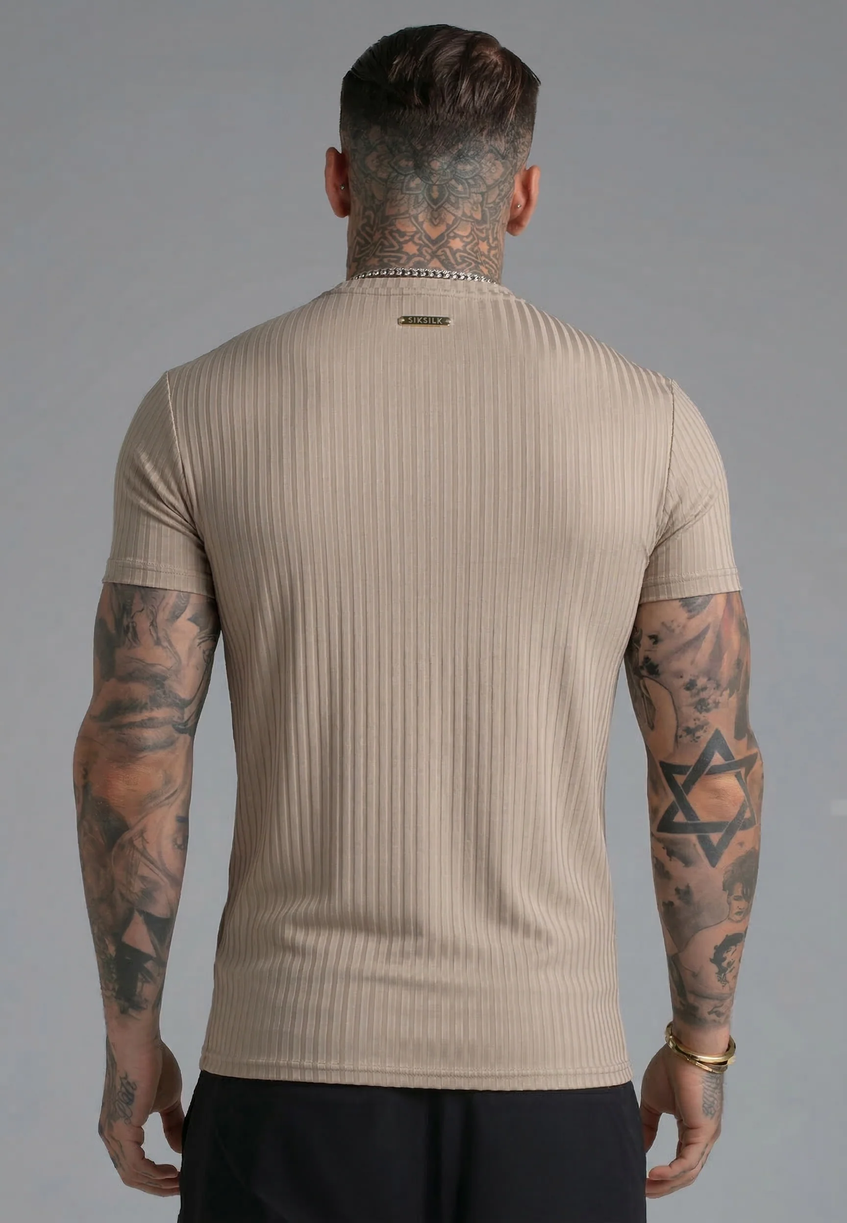 Brown Muscle Fit T-Shirt - Image 5