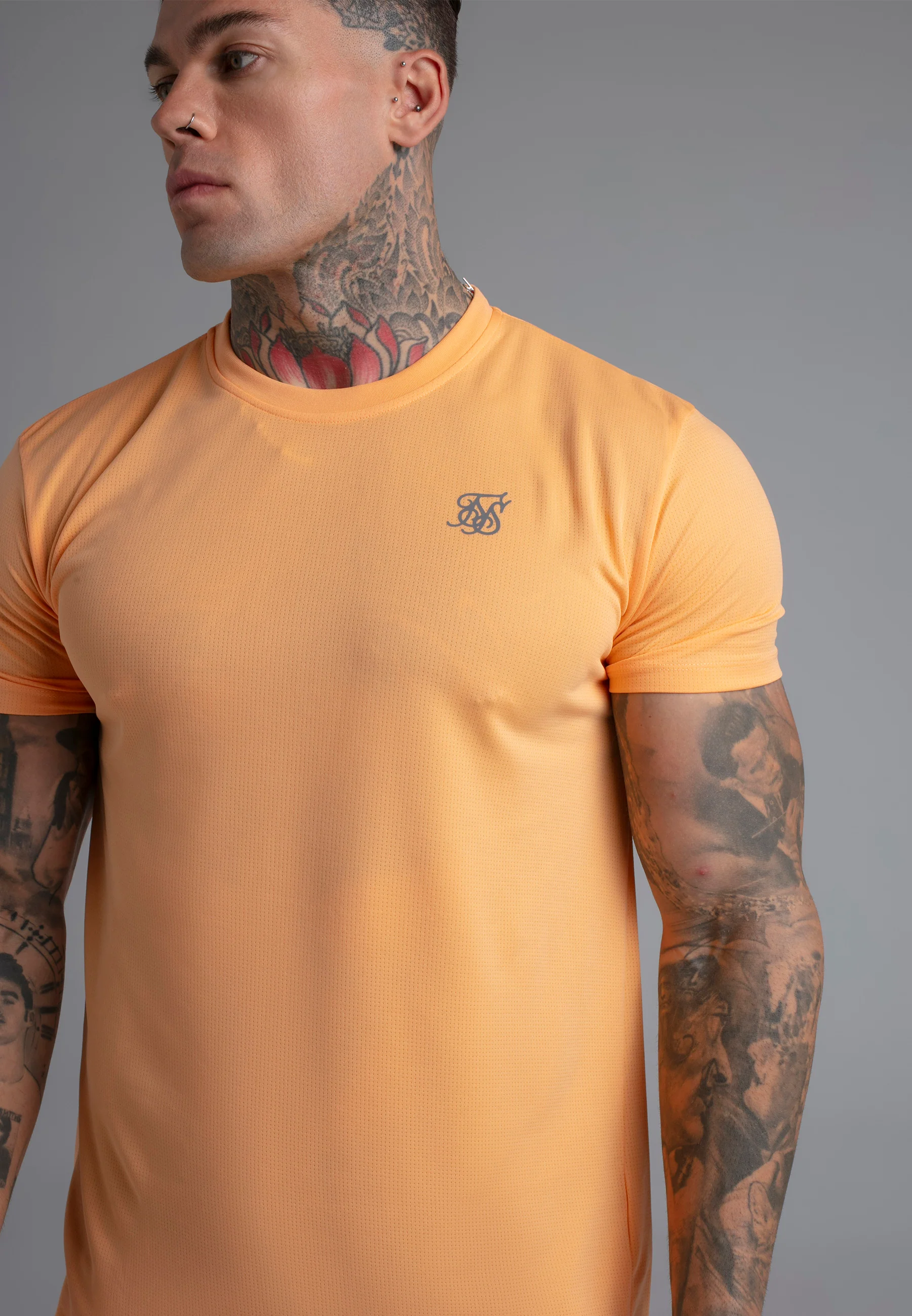 Orange Muscle Fit T-Shirt - Image 2