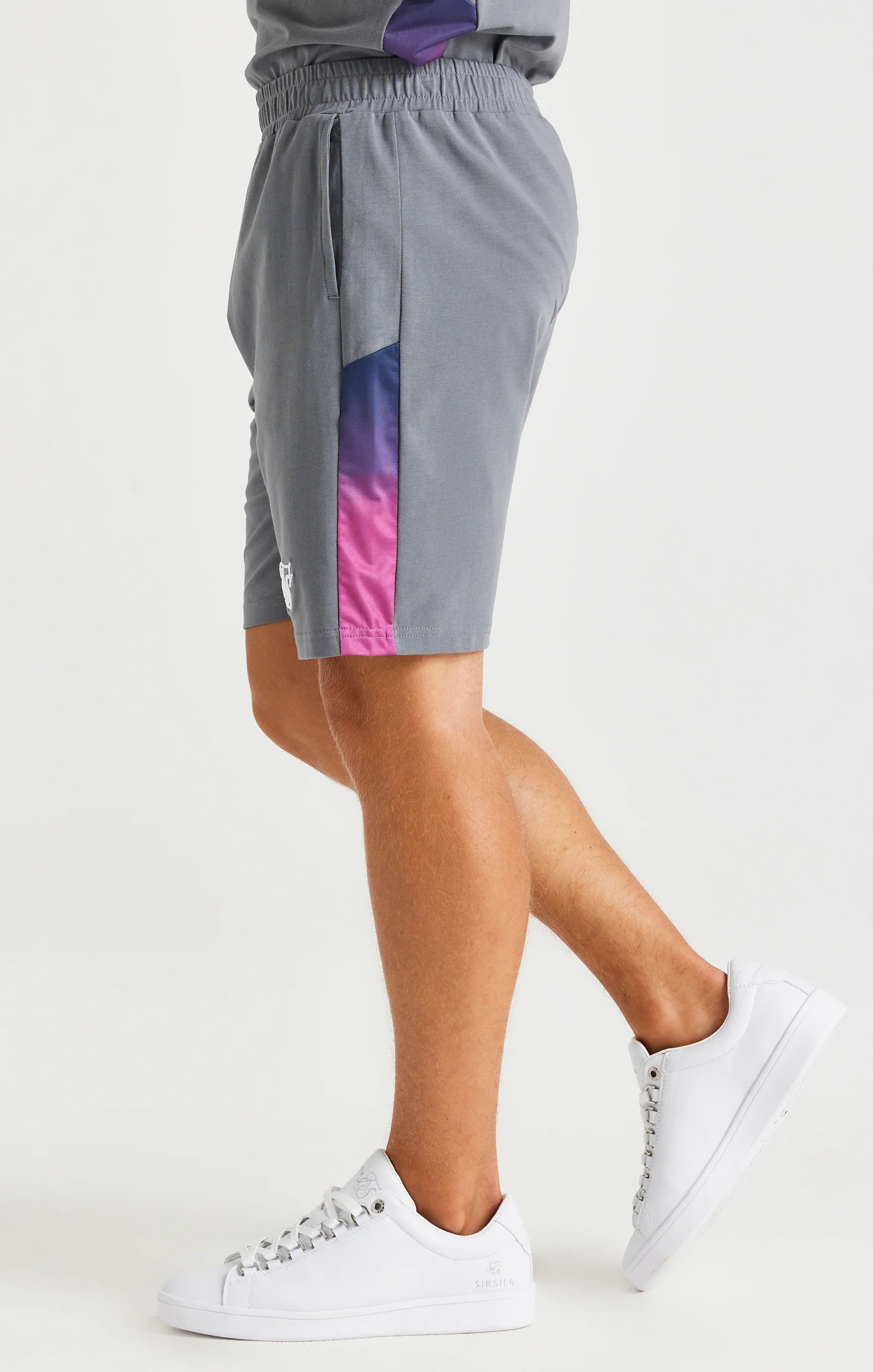 Boys Grey Fade Panel Short - Image 2