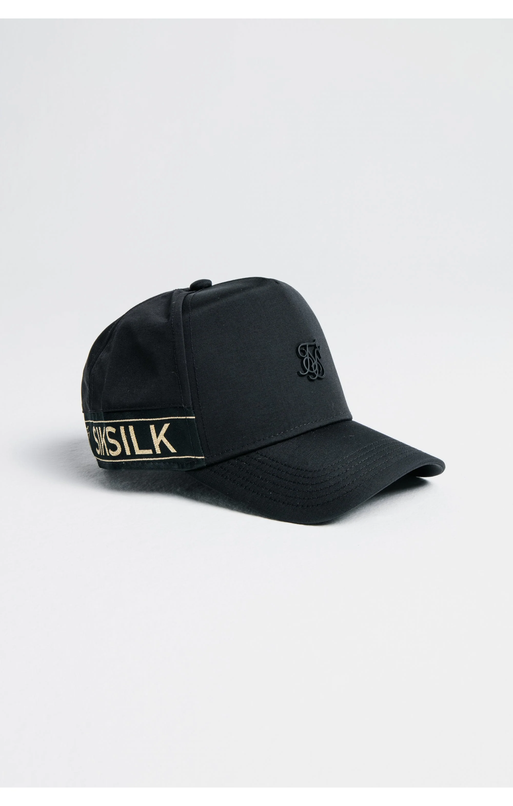 SikSilk Nylon Tape trucker - Black & Gold