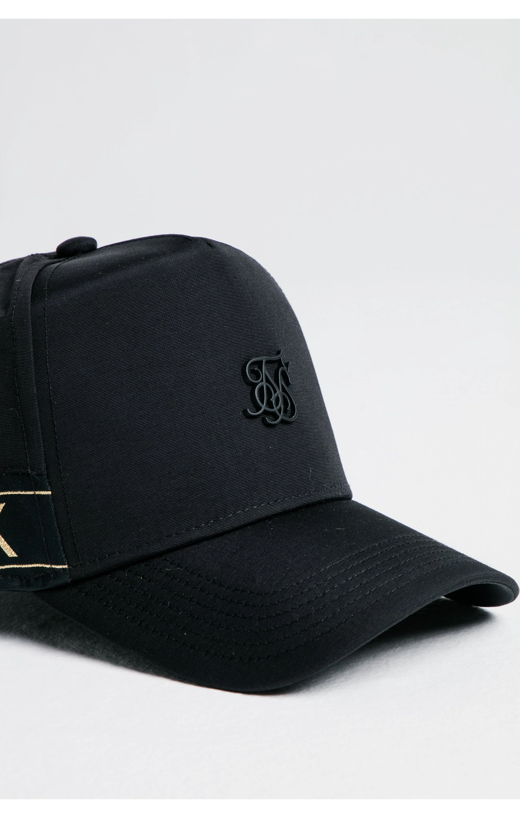 SikSilk Nylon Tape trucker - Black & Gold - Image 2