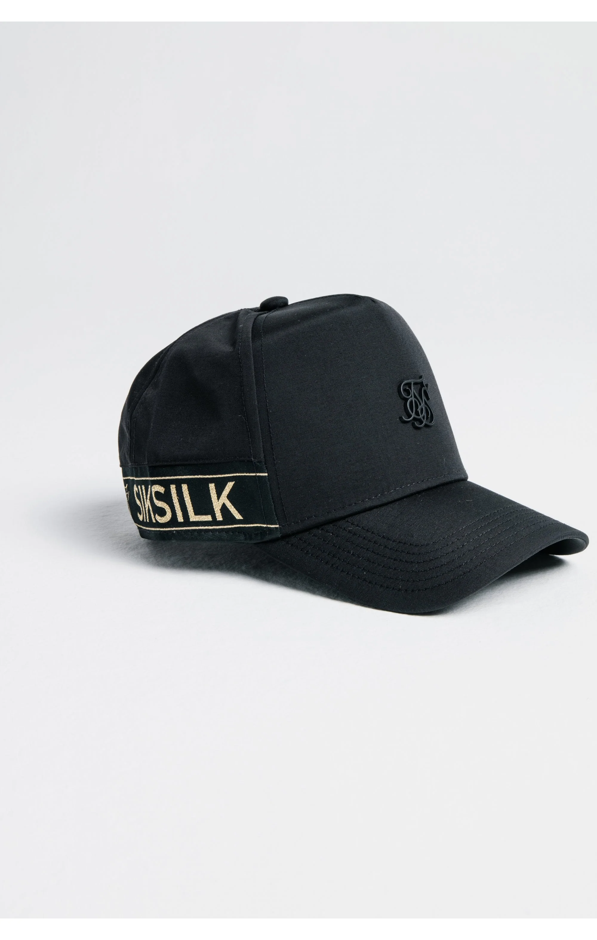 SikSilk Nylon Tape trucker - Black & Gold - Image 3
