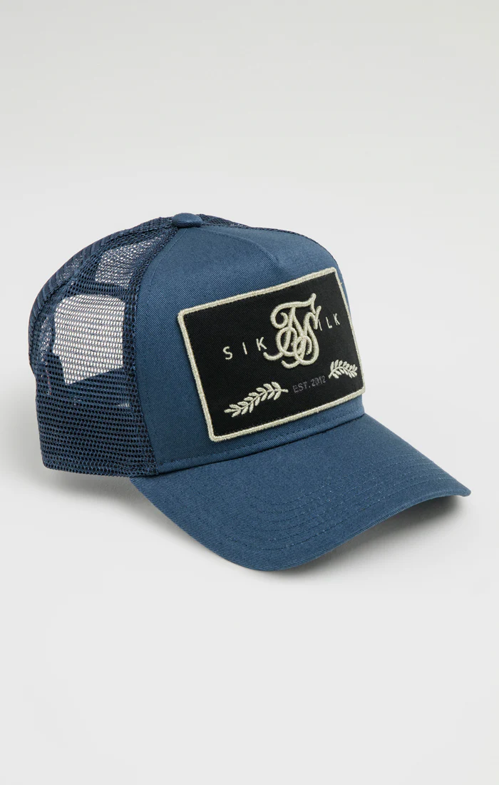 SikSilk Og Patch Trucker - Blue