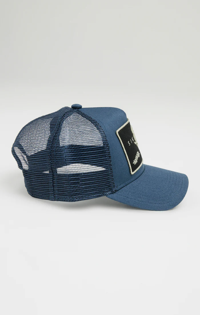 SikSilk Og Patch Trucker - Blue - Image 2