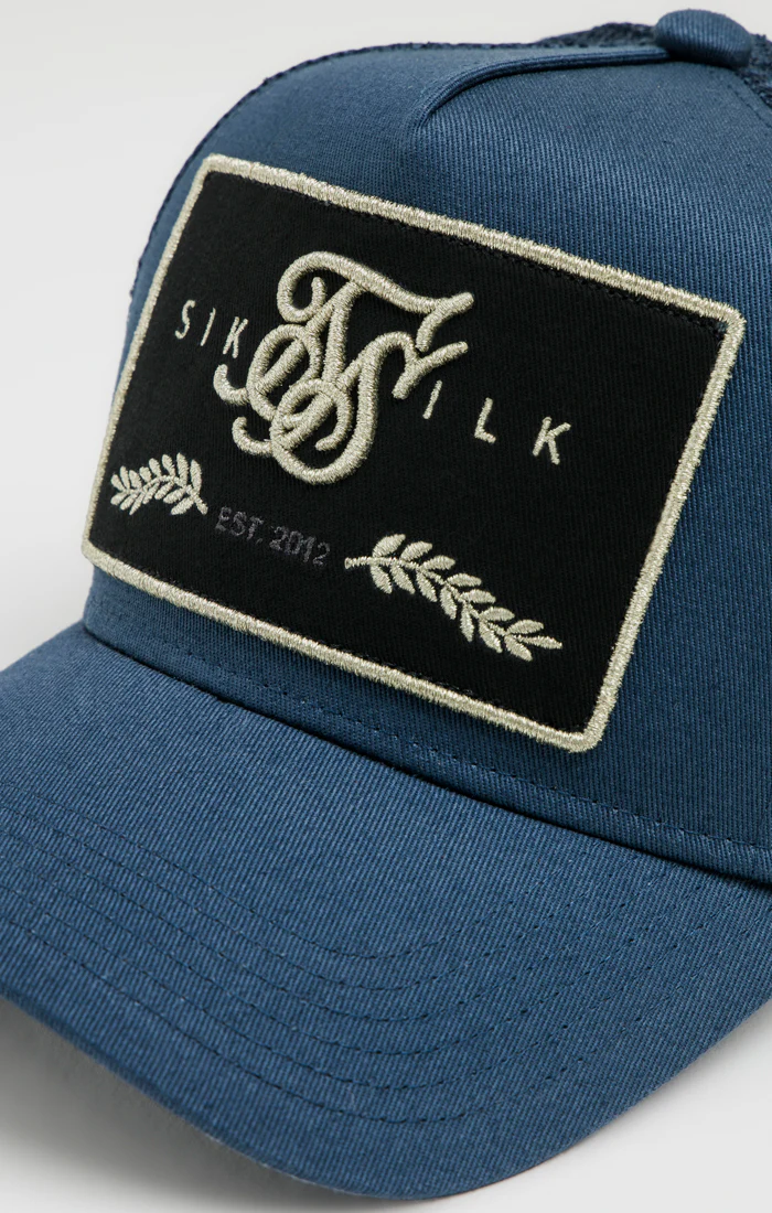 SikSilk Og Patch Trucker - Blue - Image 4