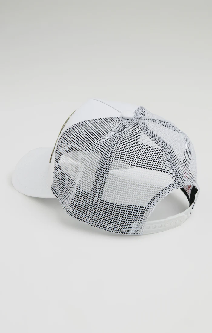 SikSilk Og Patch Trucker - White - Image 3
