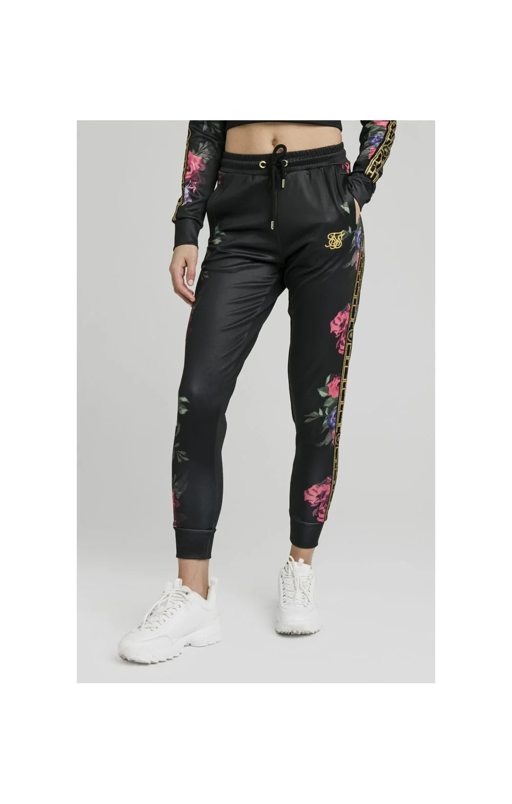 SikSilk Oil Paint Track Pants – Black - Image 2