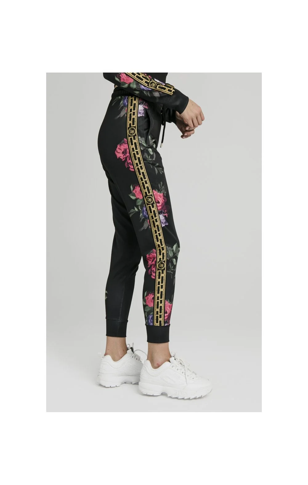 SikSilk Oil Paint Track Pants – Black - Image 3