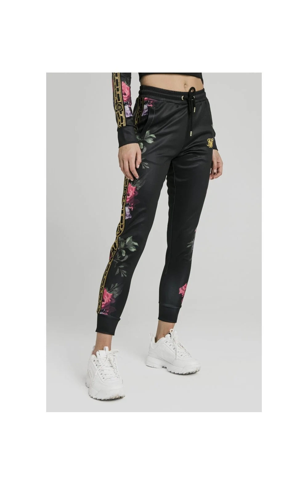 SikSilk Oil Paint Track Pants – Black - Image 5