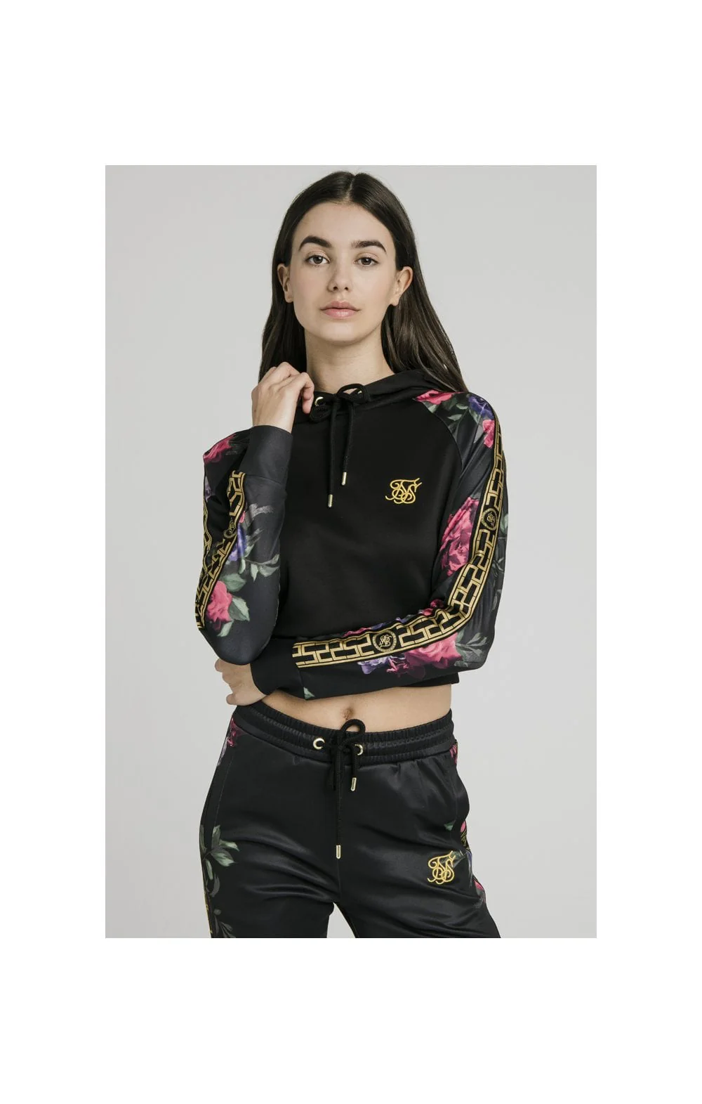 SikSilk Oil Paint Track Top – Black - Image 4