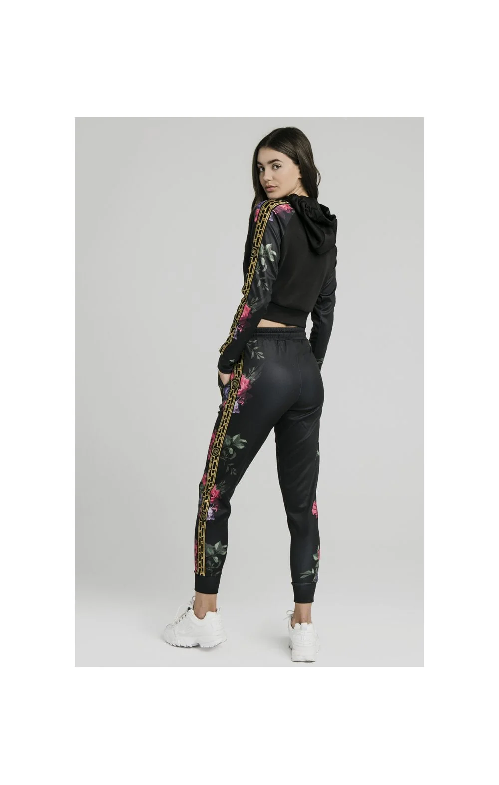 SikSilk Oil Paint Track Top – Black - Image 6