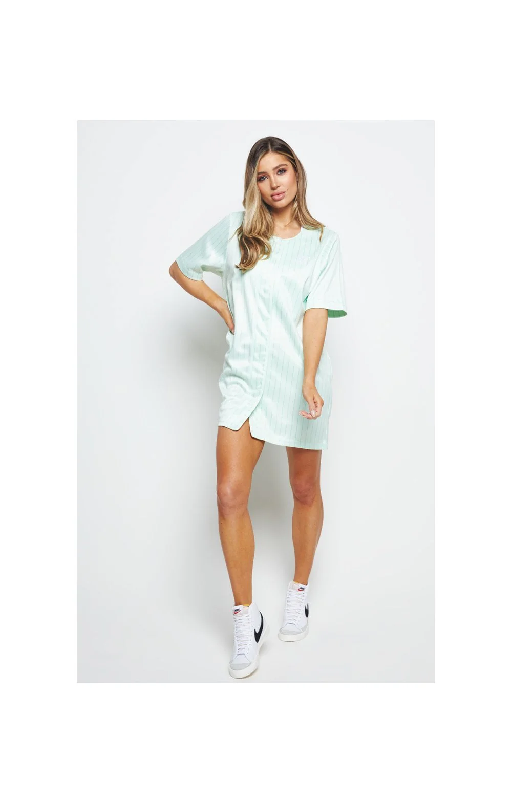 SikSilk Opal Baseball Jersey - Mint - Image 5