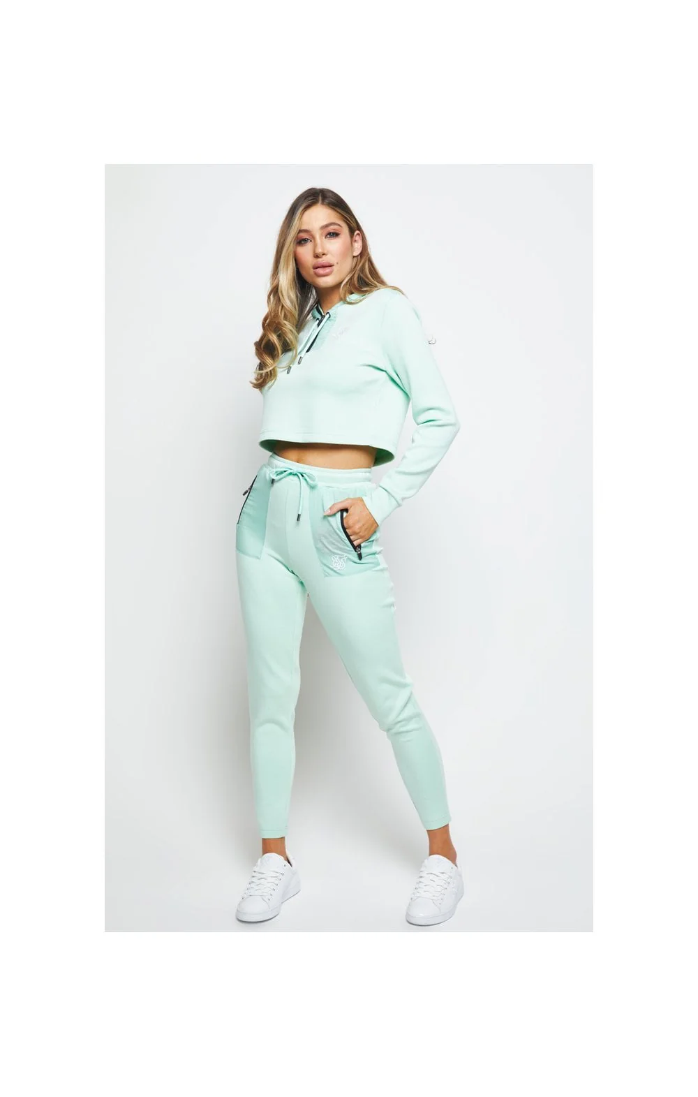 SikSilk Opal Track Pants - Mint - Image 8