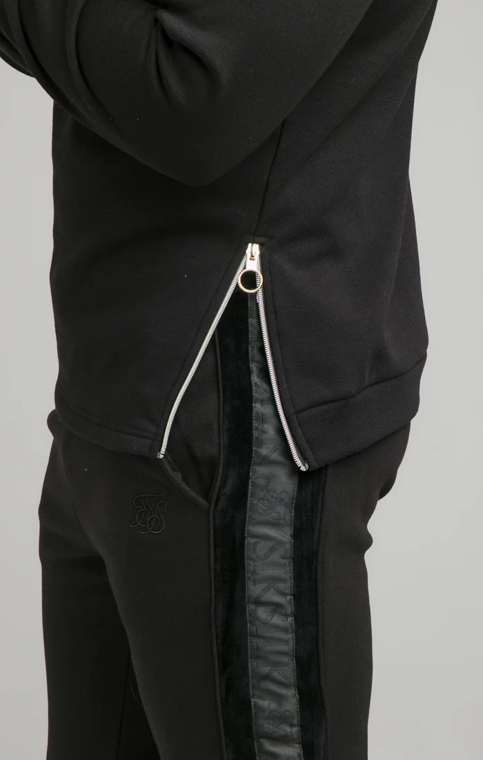 Black Opulent Crew Neck Sweatshirt - Image 4