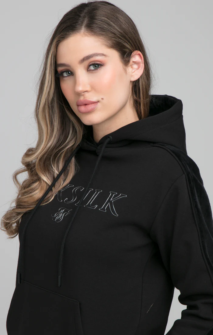 SikSilk Opulent Overhead Hoodie - Black - Image 2
