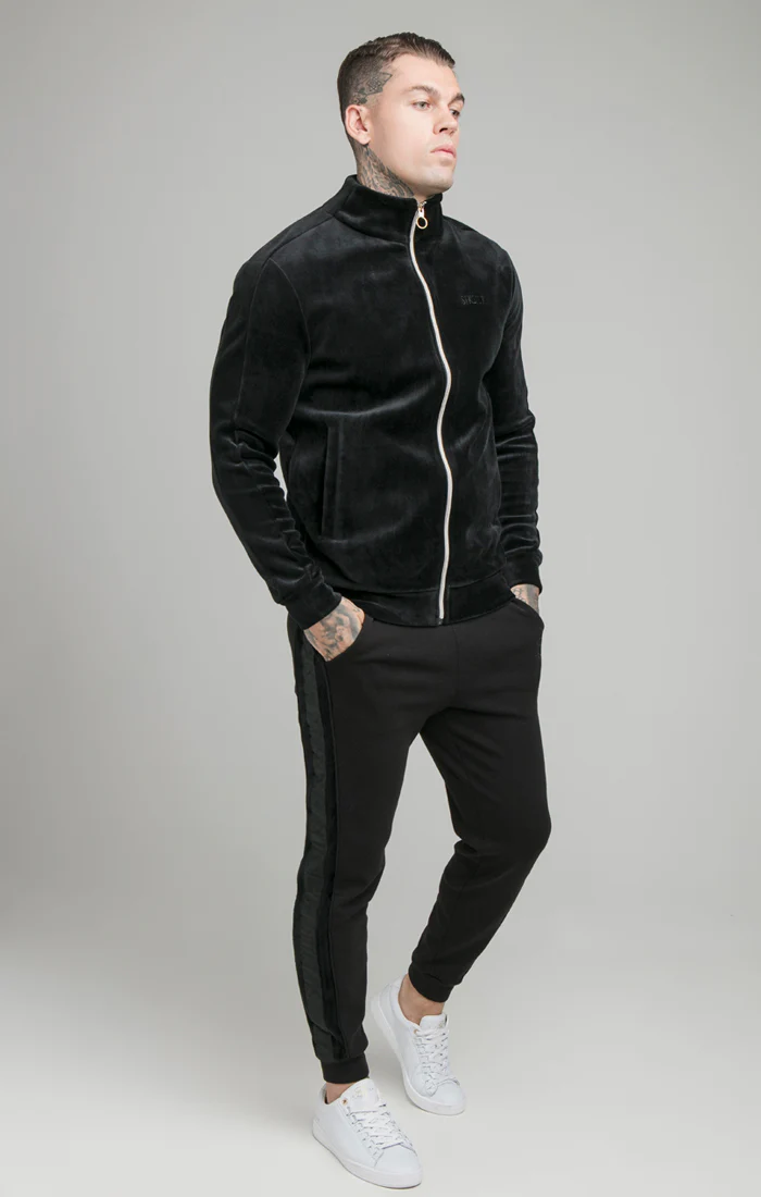 Black Opulent Paneled Zip Through - Image 5