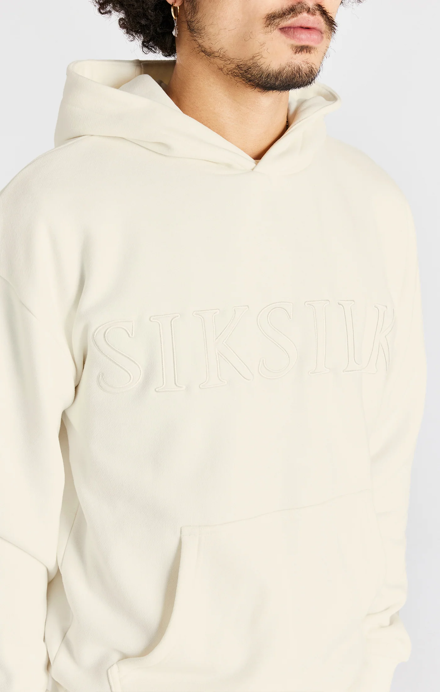 Ecru Applique Hoodie - Image 2