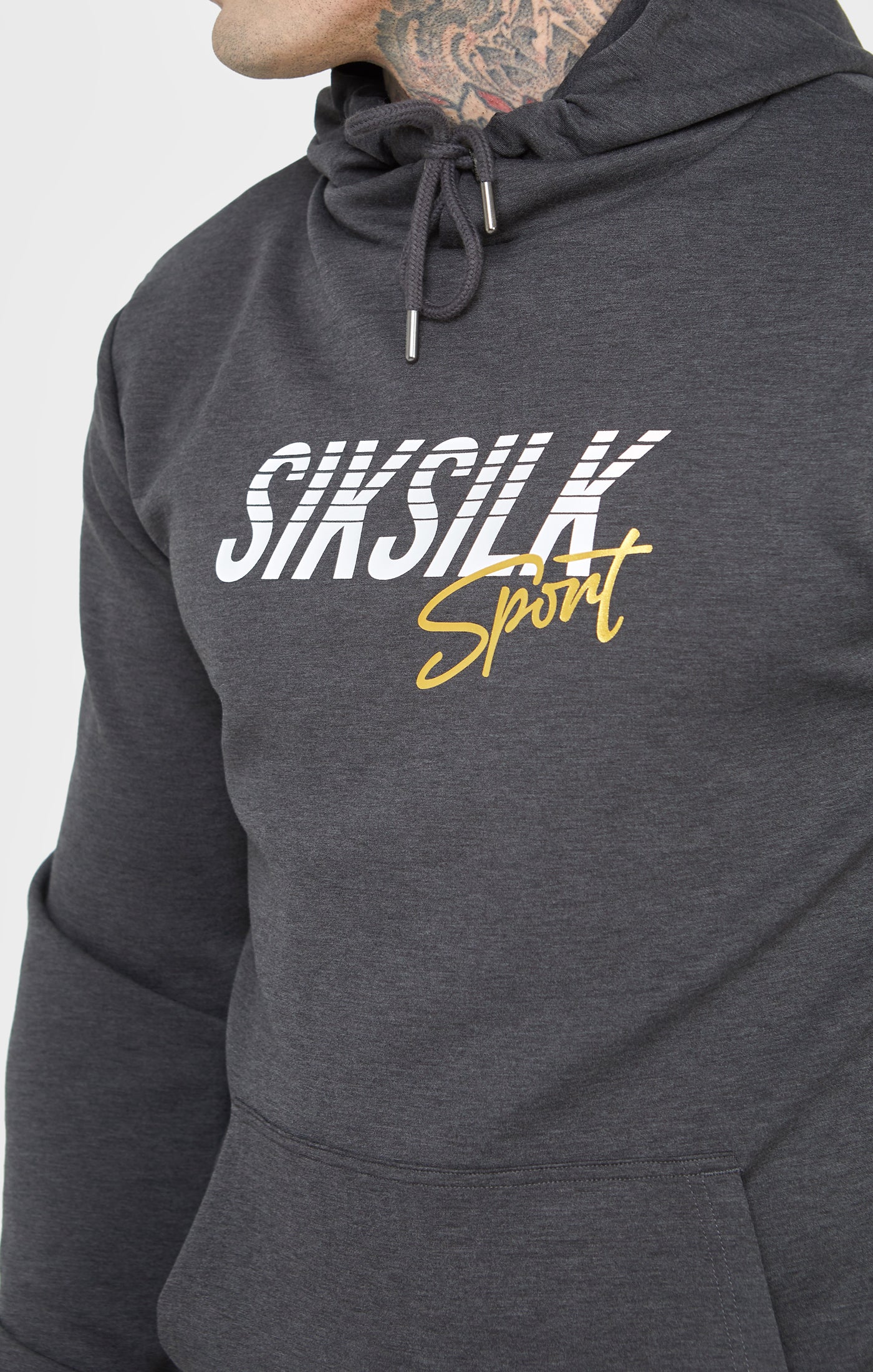 Charcoal Sports Overhead Hoodie - Image 2