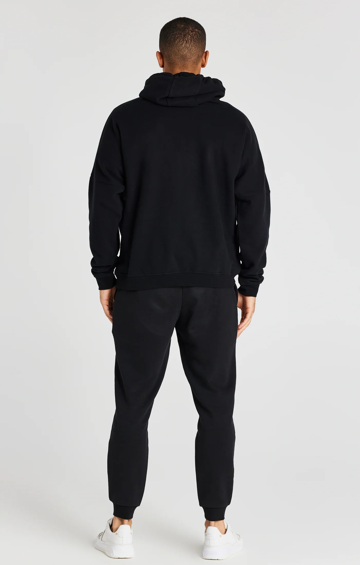 Black Overhead Drop Shoulder Hoodie - Image 5