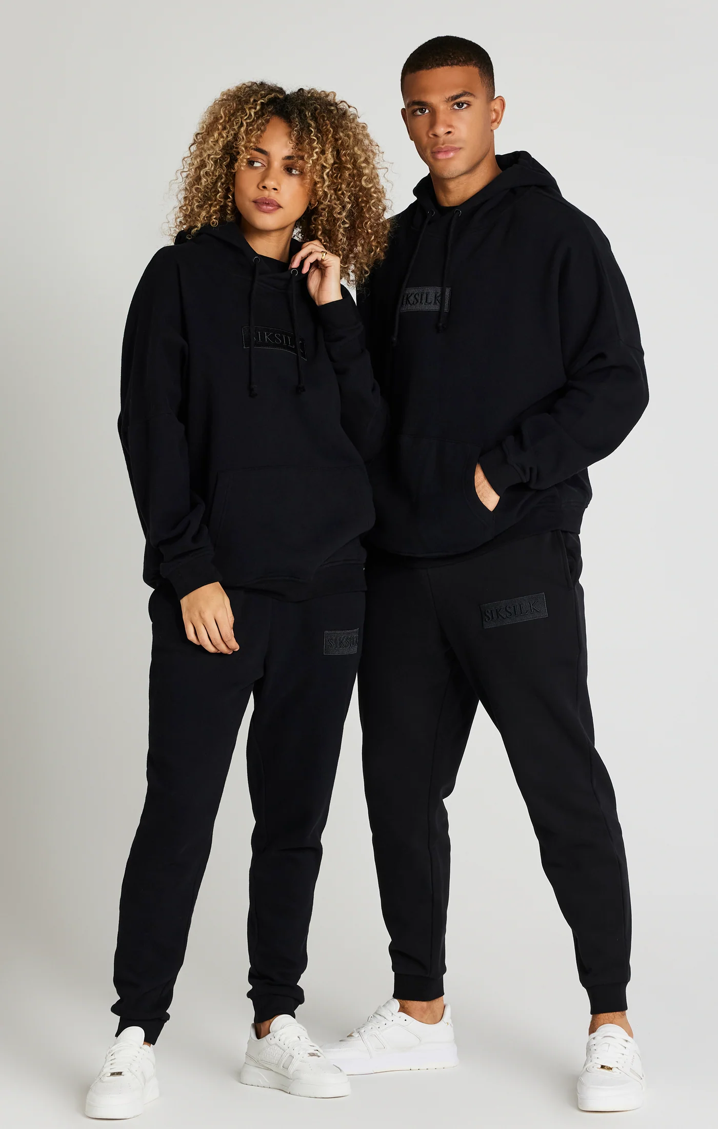 Black Overhead Drop Shoulder Hoodie - Image 6